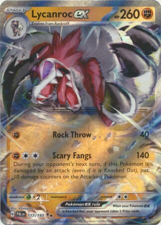 Lycanroc ex - 117/193 - Ultra Rare
