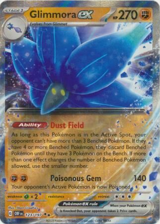 Glimmora ex - 123/197 - Ultra Rare