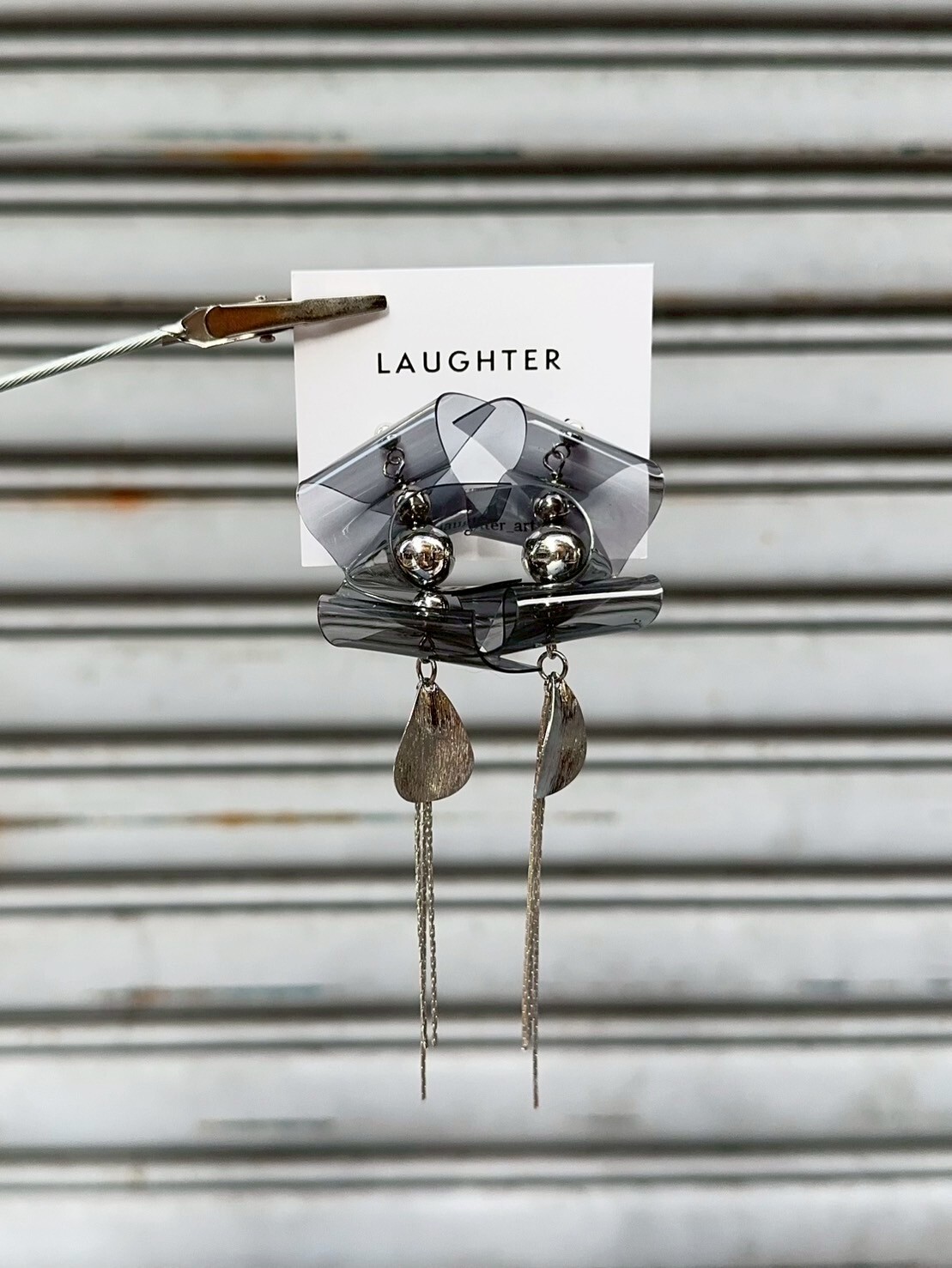 [LAUGHTER] 黑色耳針 NO.276