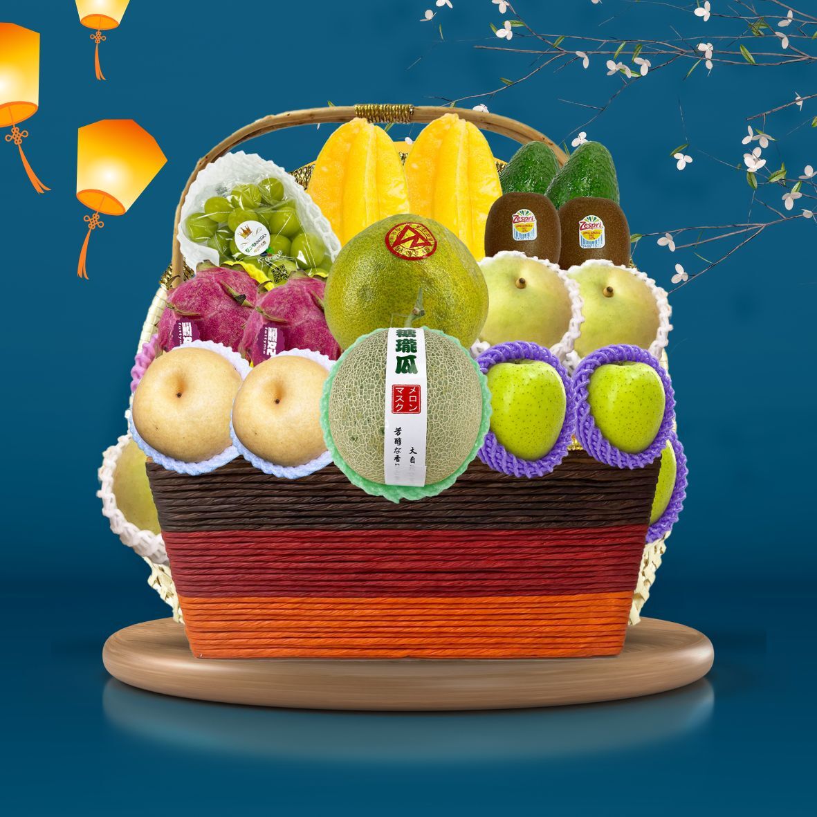 中秋心願果籃-M618-01