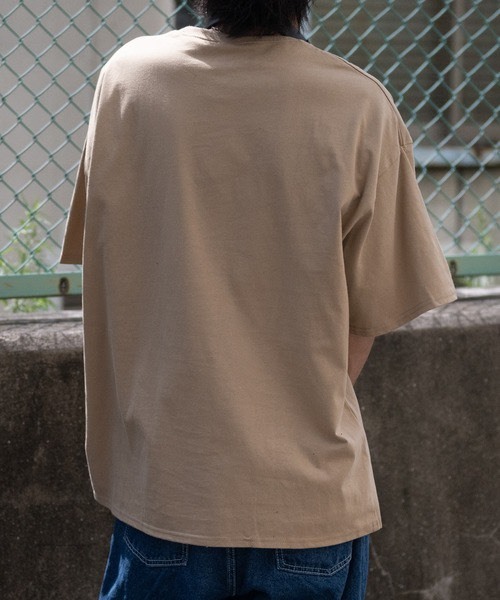 KTQ STORE ‧ TOM and JERRY 湯姆貓與傑力鼠 卡其 奶白色 字樣短袖