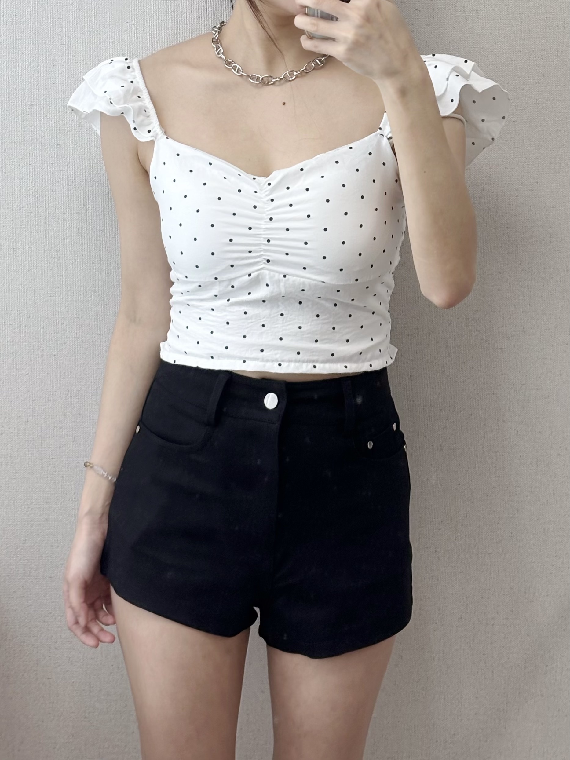 |現貨|推! 高腰包臀Q彈力舒適短褲(2色)(S-L)