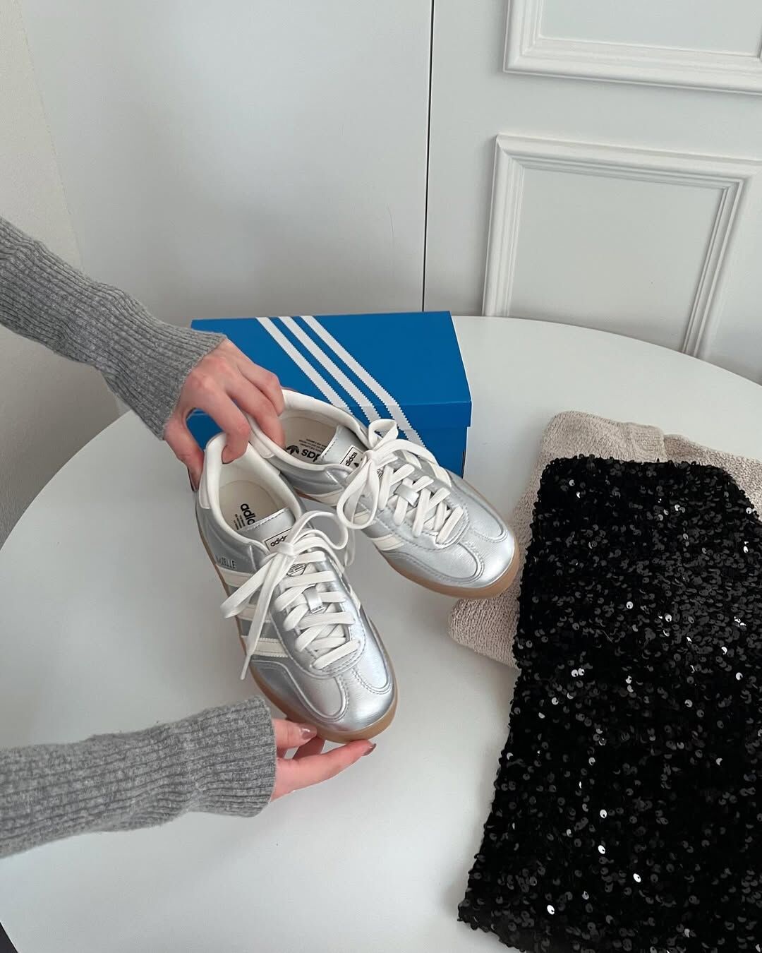 ADIDAS GAZELLE INDOOR 液態銀奶油 灰銀 米白 奶油白 女鞋 JR1206 / 預購