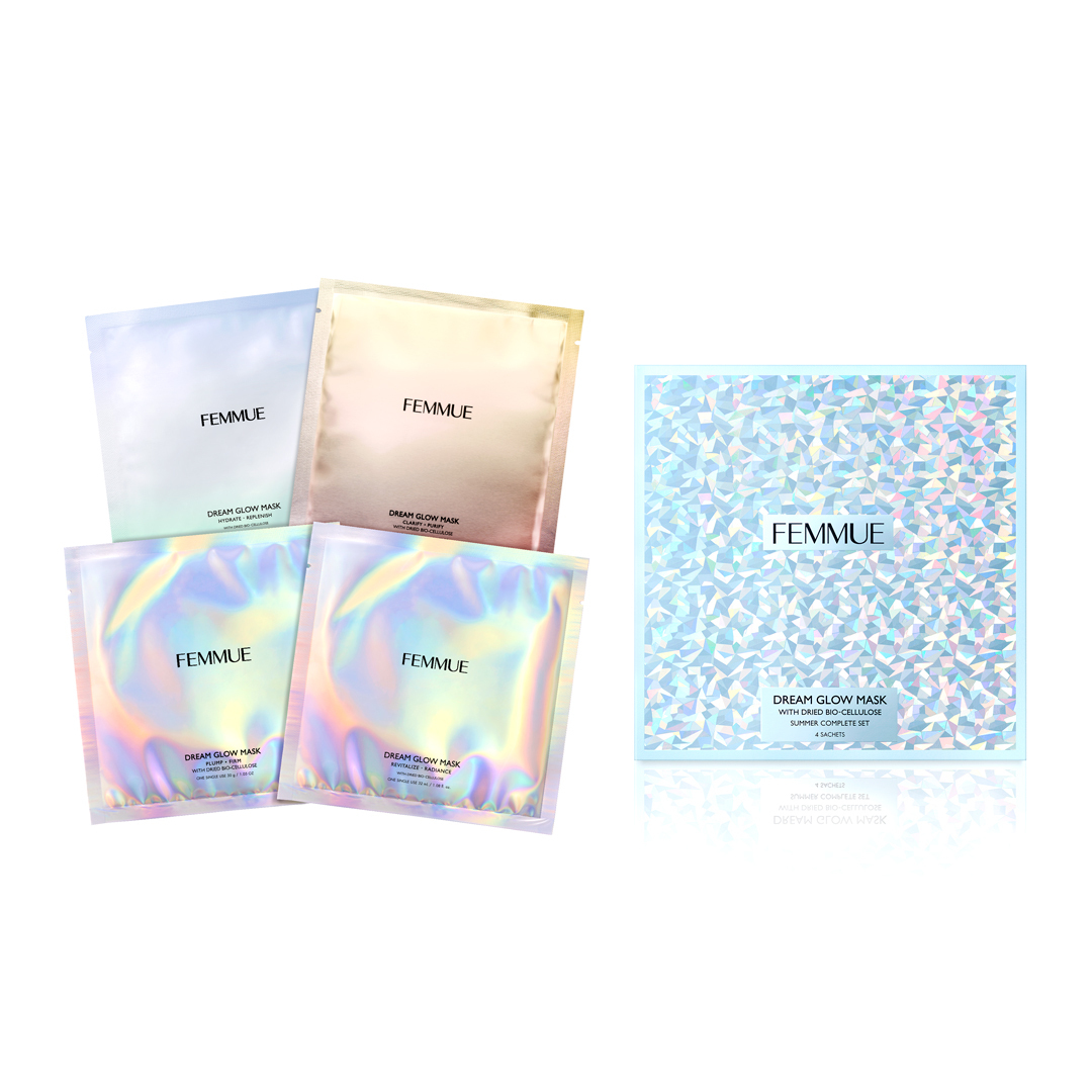 [限定] FEMMUE Dream Glow Mask Summer Complete Set 2025 夢幻光彩美肌面膜 4pc