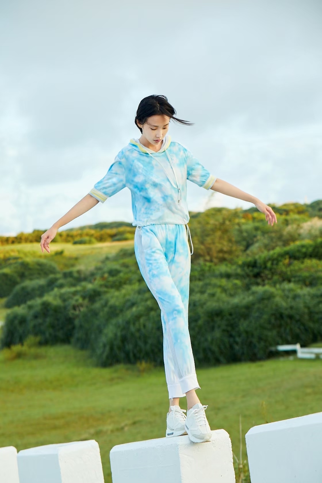 BC1EF071B1 漫步雲端蜂巢式抗菌縮口褲