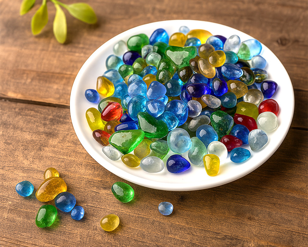 本產品提供多種顏色選擇，方便搭配各種魚缸造景風格，不論是自然風或現代感，皆能輕鬆營造理想水族環境。細膩的琉璃砂質地，不僅美觀，還易於清潔，讓您的水族箱持續亮麗如新