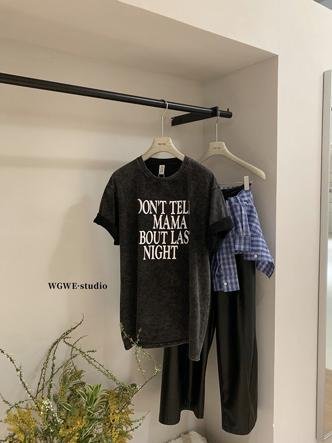 噓!不要告訴我媽 水洗寬鬆上衣-預購