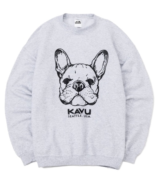 KAVU 日版 Dog Sweat #19823040 ( 023 Ash )