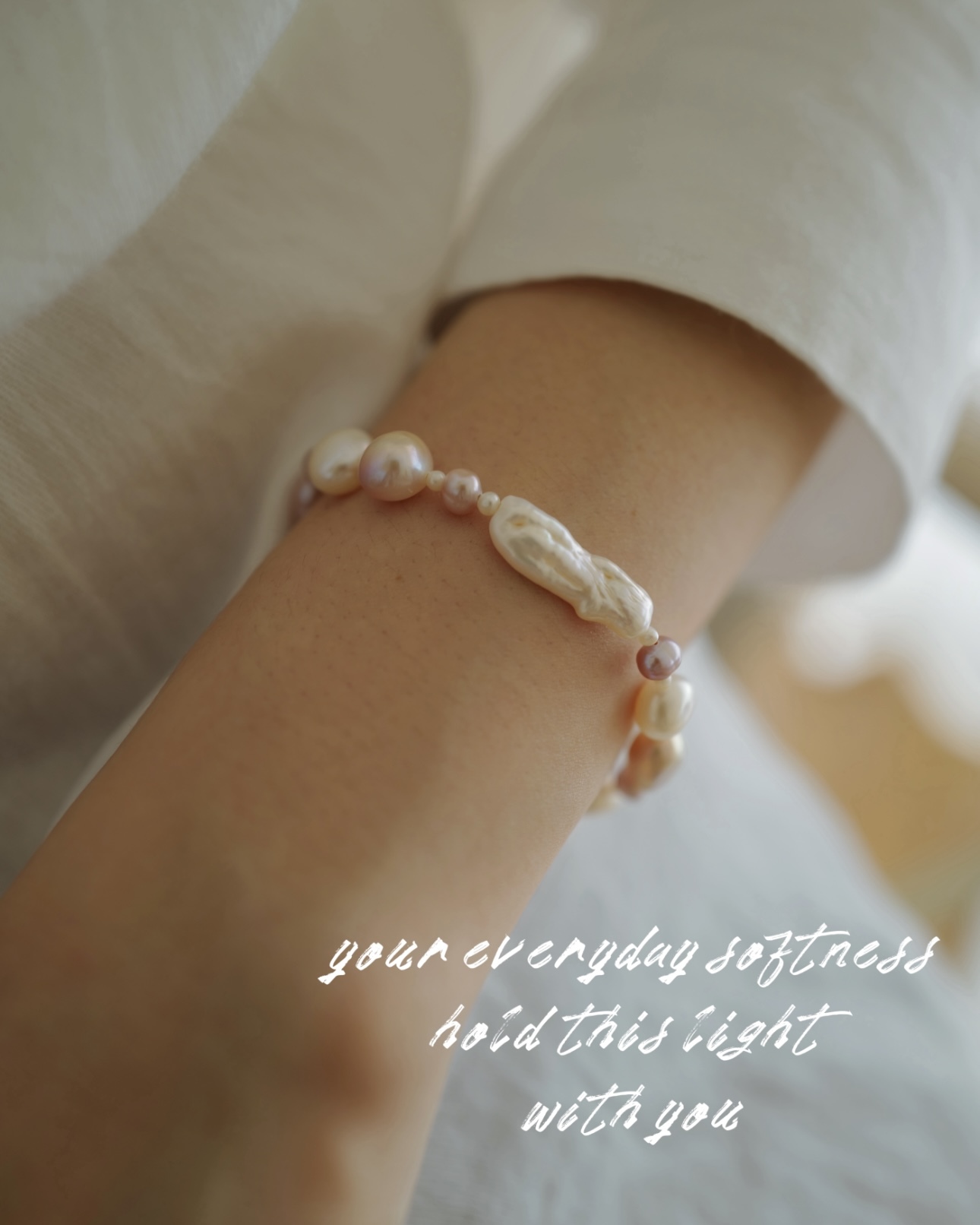 Yuyake Pearl Bracelet｜夕陽餘暉珍珠手鏈