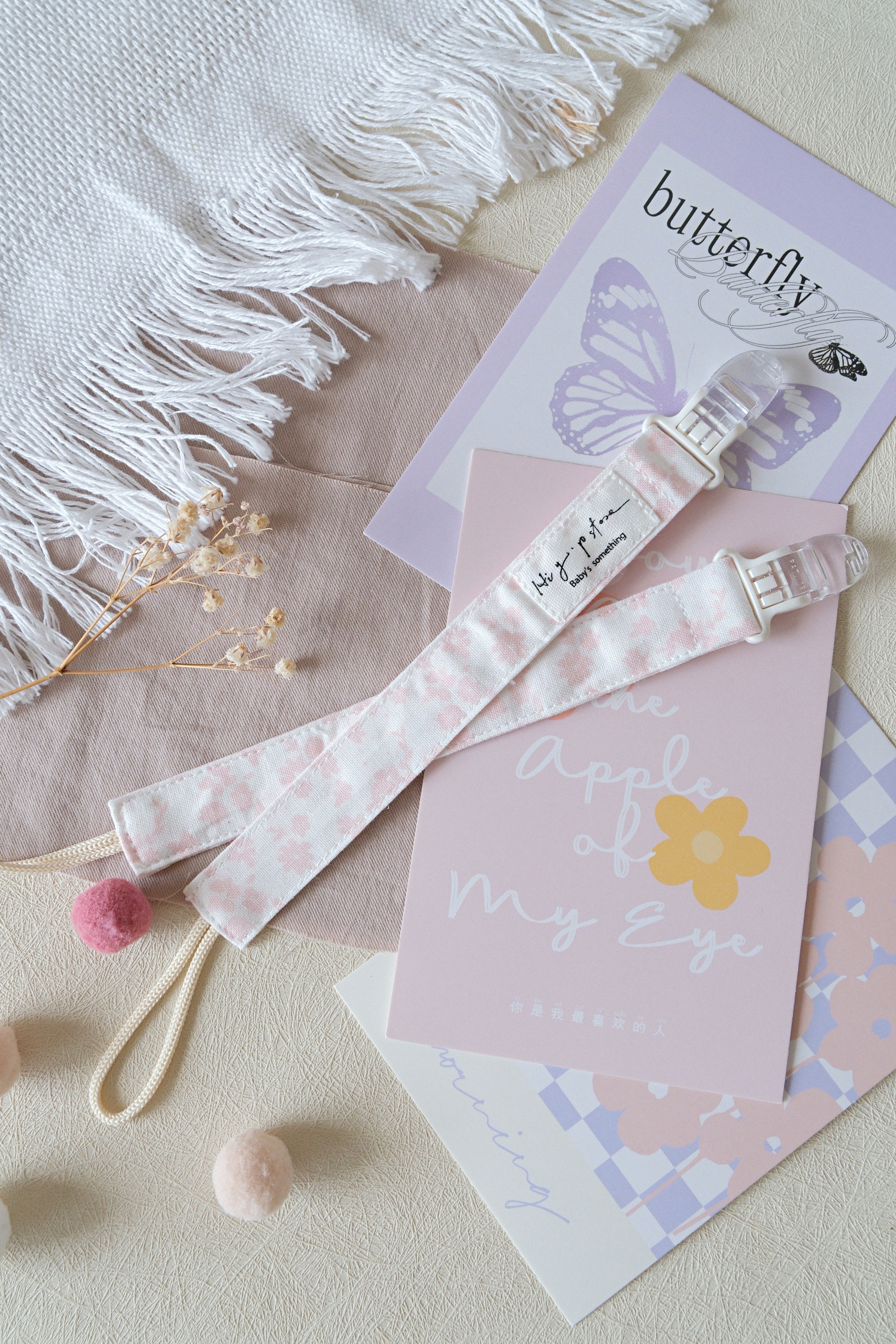 Hi Y.P store-鱷魚夾-獨家設計款-霧粉霜語