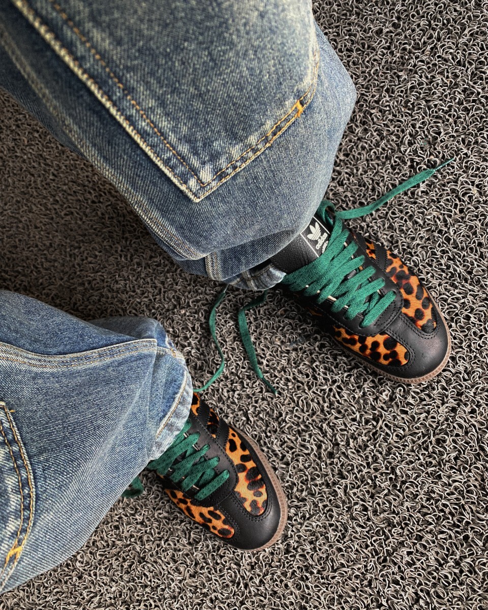 ADIDAS SAMBA OG "Black Green Leopard" 豹紋黑綠 墨綠 黑色 棕色 咖啡色 焦糖底 女鞋 JI2735 / 預購