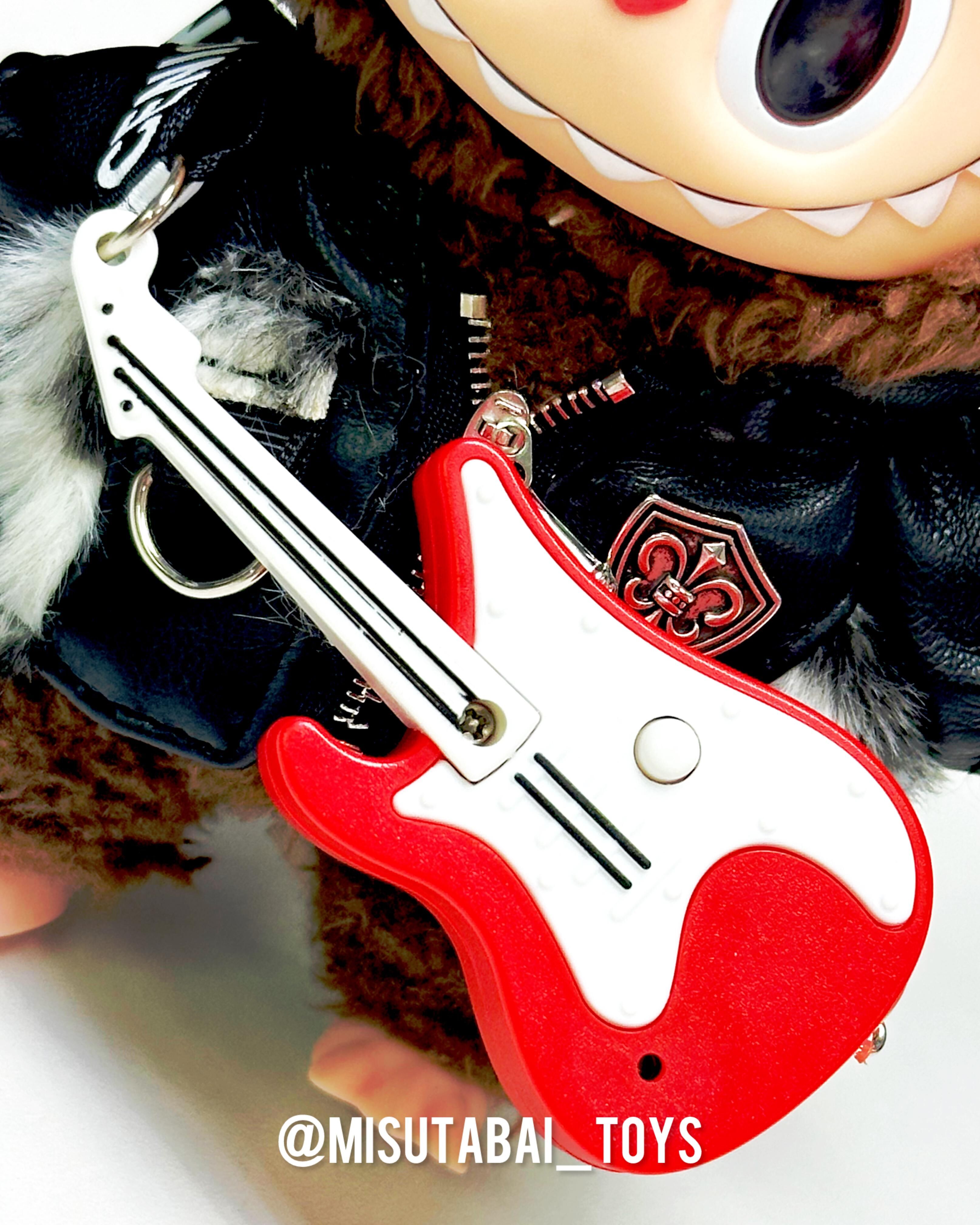 Doll Outfit Accessories AS26 - Red Electric Guitar
