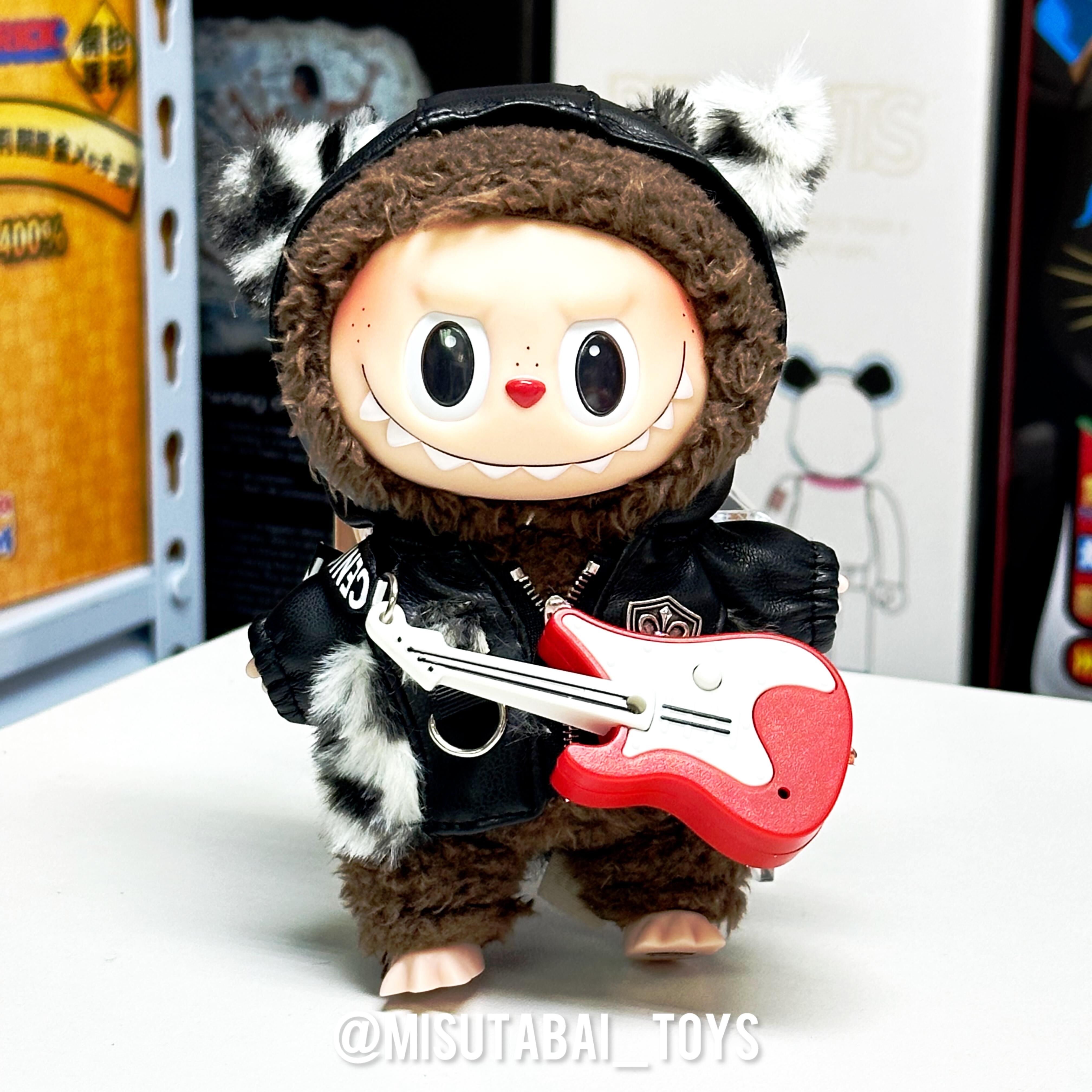 Doll Outfit Accessories AS26 - Red Electric Guitar