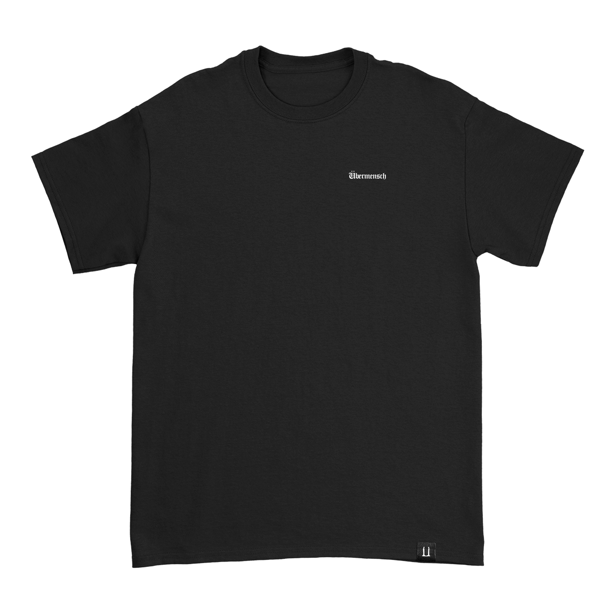 (GD周邊) Übermensch T-Shirt 黑底白字短T Black/White