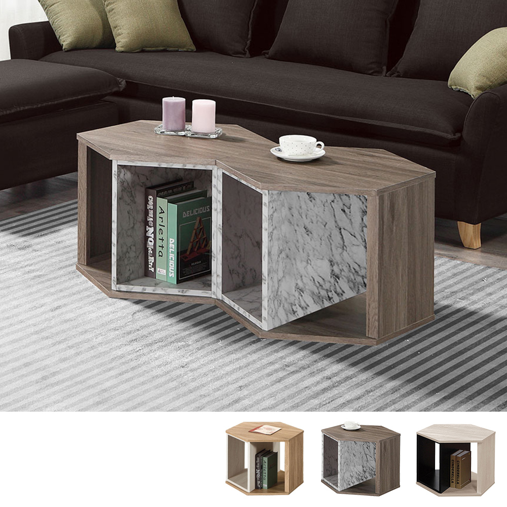 曼珊1.7尺多功能六角小茶几/床頭櫃/邊桌(三色可選)