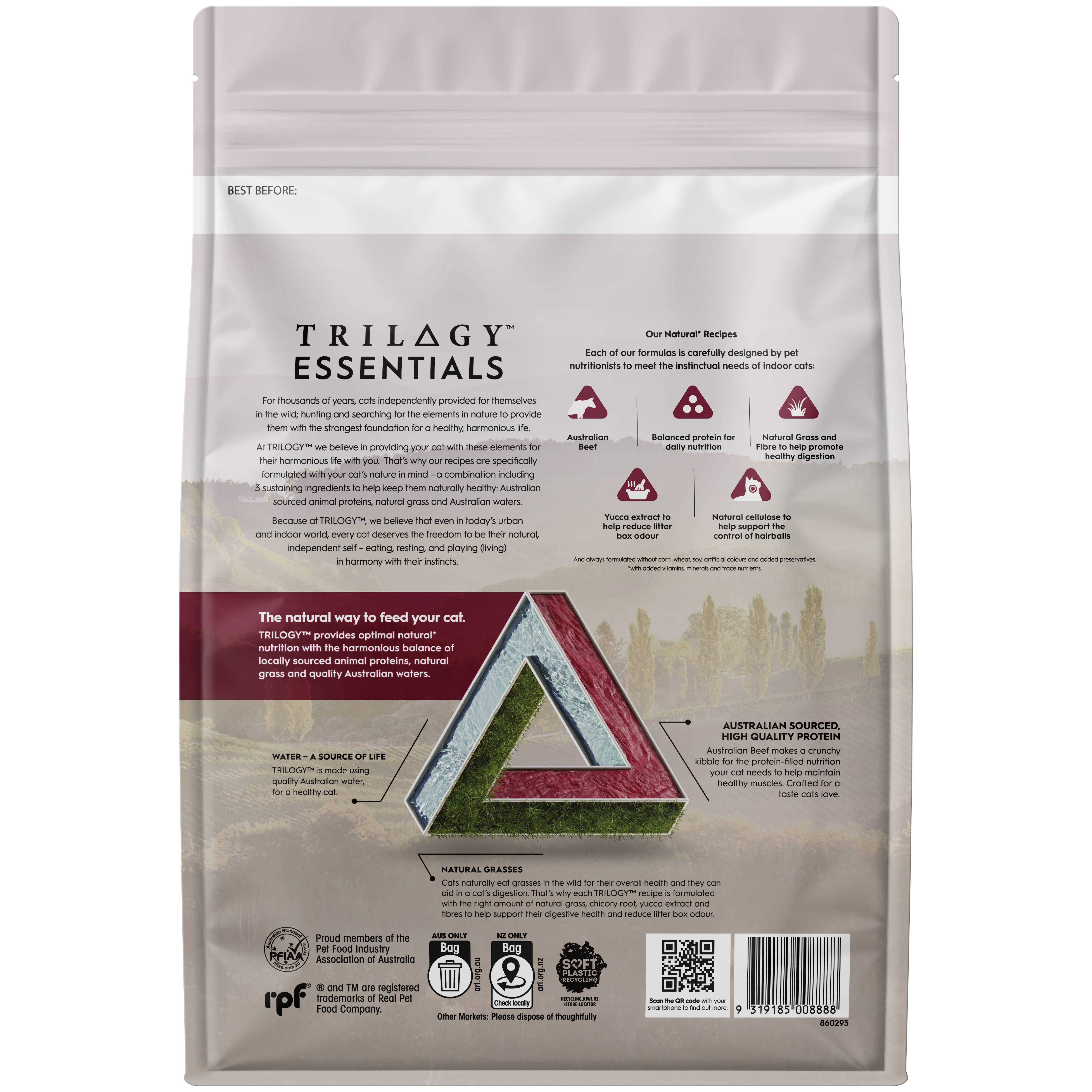 奇境 ESSENTIALS Complete Prey™ 成貓乾糧 澳洲牛肉 1.8kg