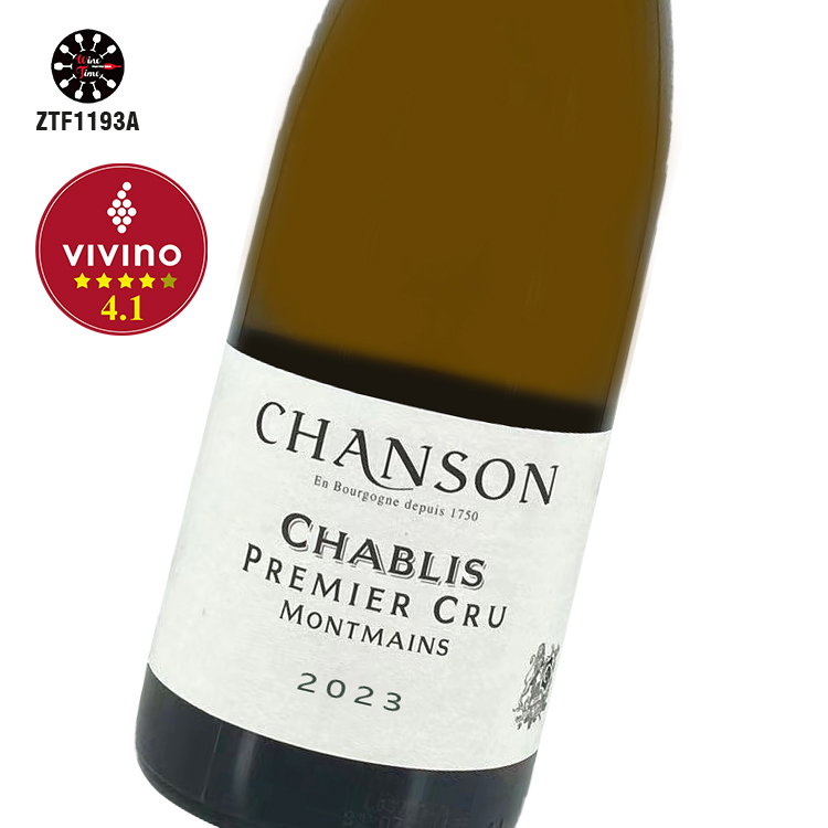 Chanson Chablis 1er Cru Montmains 2023 | 布根地五大酒商之一 - Chanson