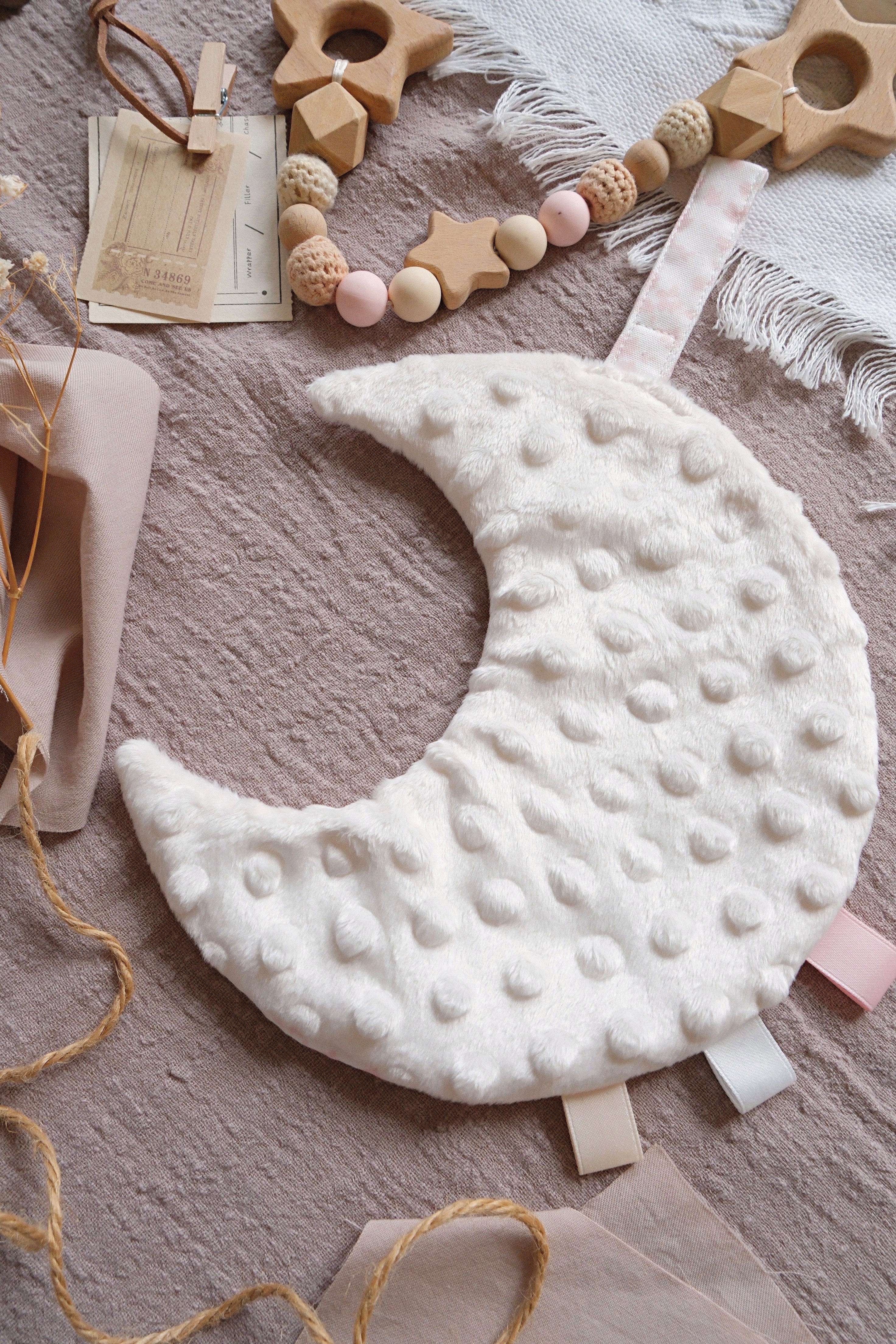 Hi Y.P store-獨家設計款-月光安撫巾-霧粉霜語