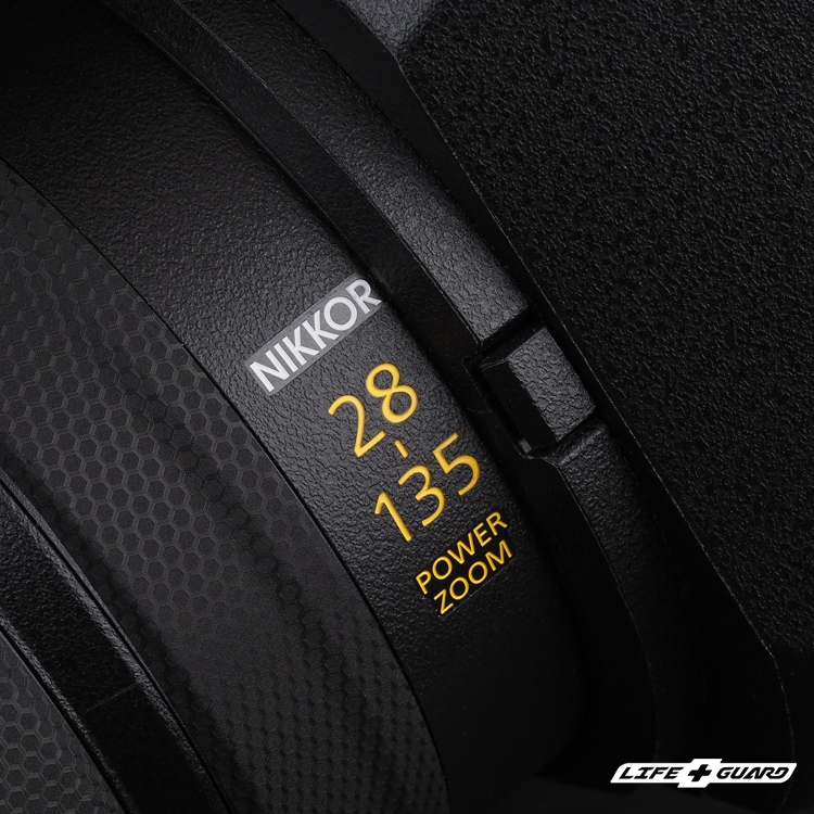 LIFE+GUARD 鏡頭貼膜特寫，適用 Nikon Z 28-135mm F4 PZ