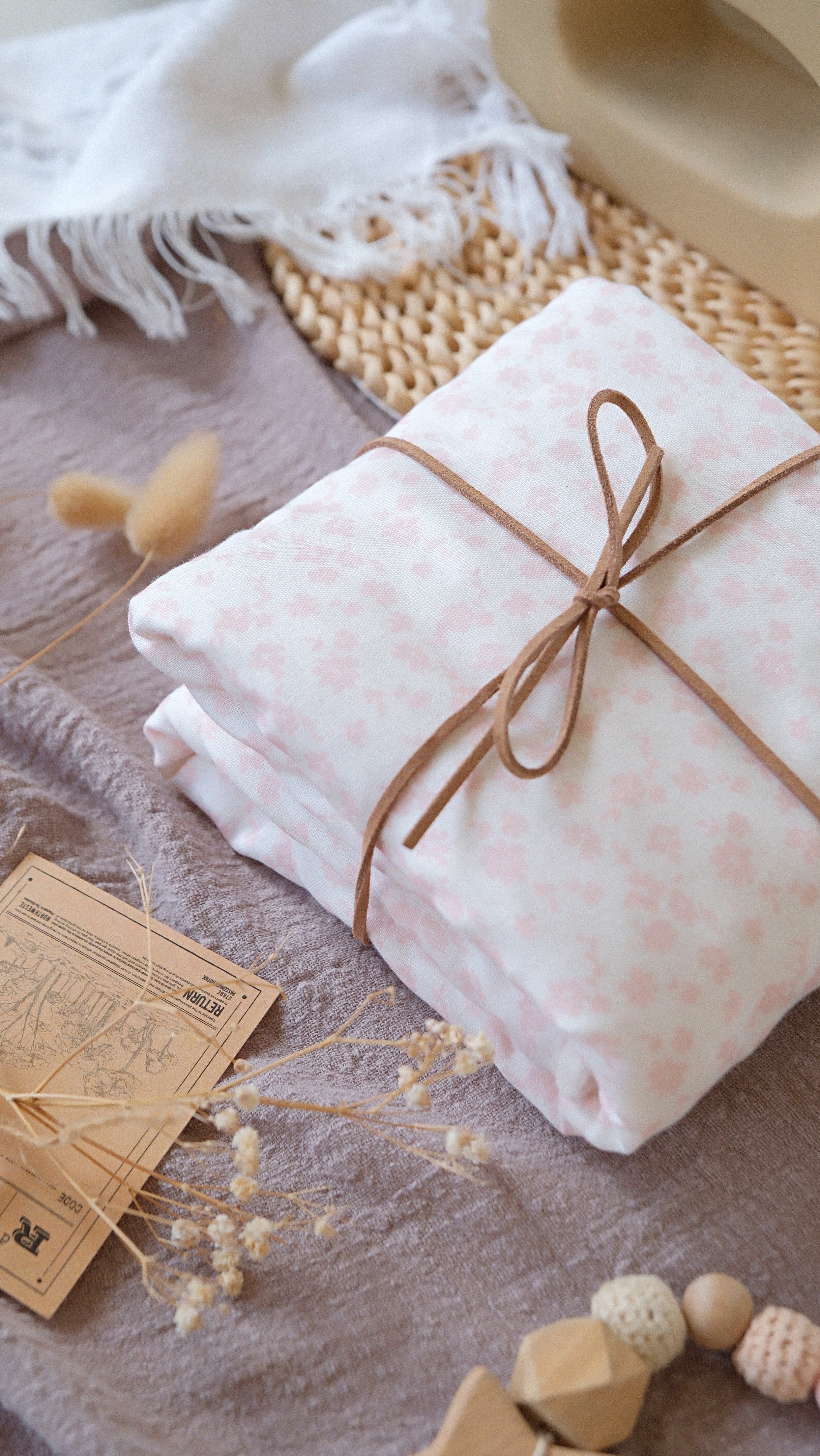 Hi Y.P store-嬰兒車蓋毯-獨家設計款-霧粉霜語