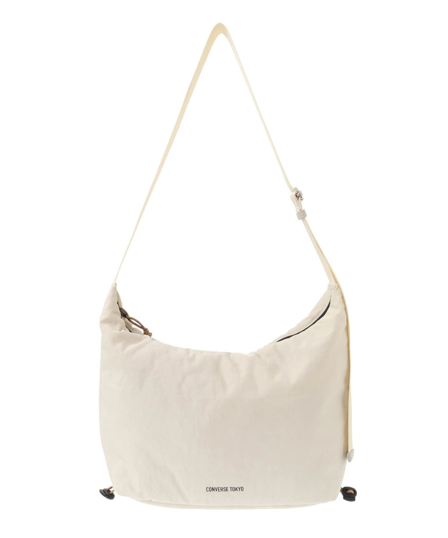 預購┃日本限定 CONVERSE TOKYO SIDE GATHER NYLON PADDED SHOULDER BAG 側抽繩 尼龍 肩背包 側背包