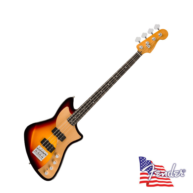 Fender USA Ultra II Meteora Bass Ultraburst 主動式 電貝斯