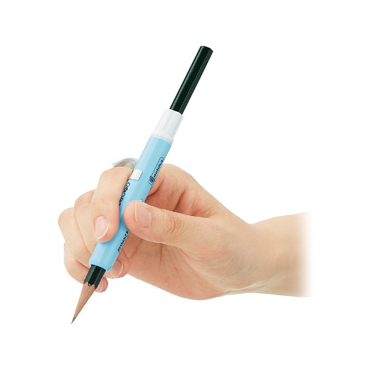 握筆姿勢調整 鉛筆補助軸 延長器 右手用｜Debika 日本