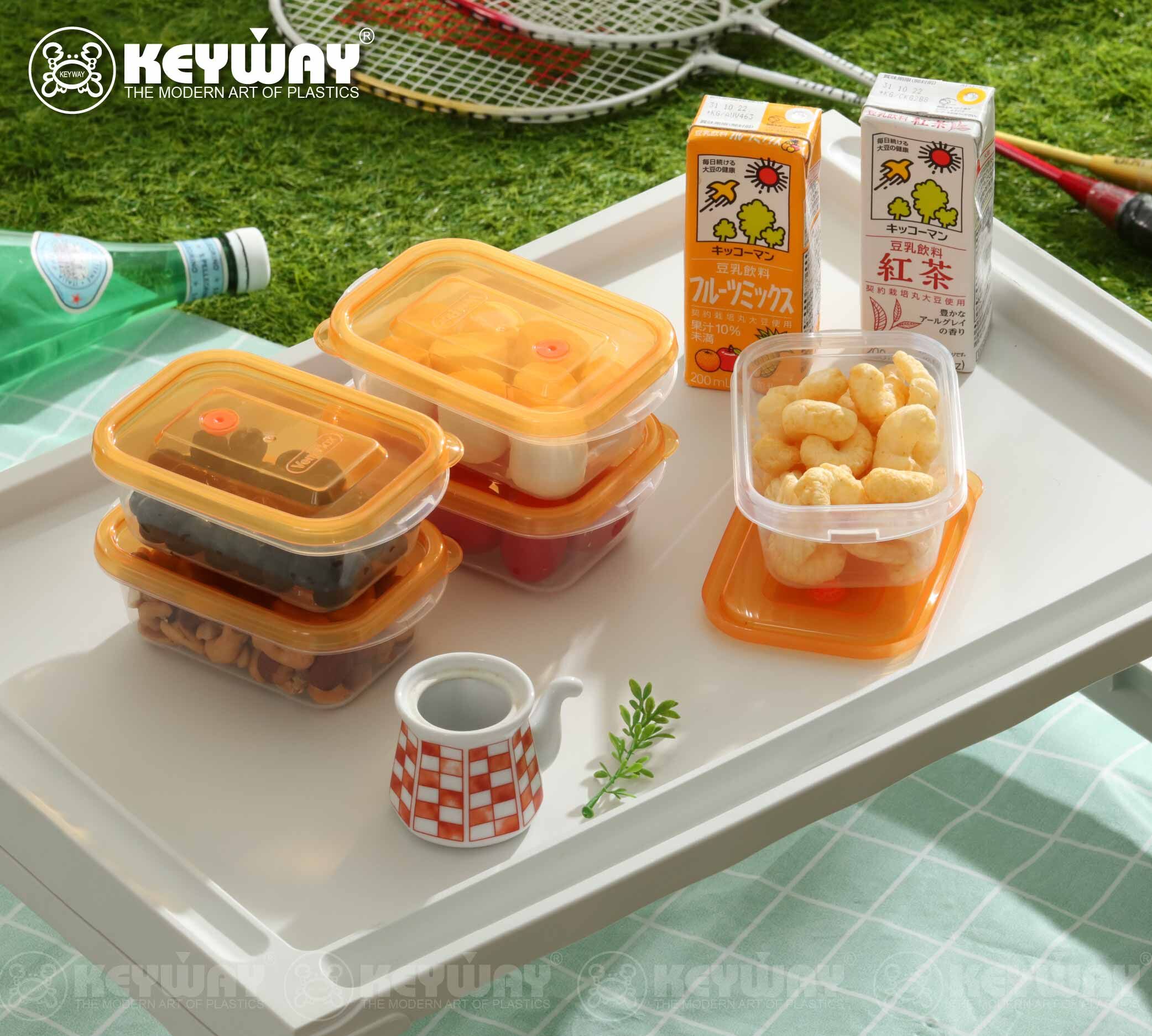 《真心良品》KEYWAY聯府  賞味長型保鮮盒系列-270ml/520ml/890ml/970ml