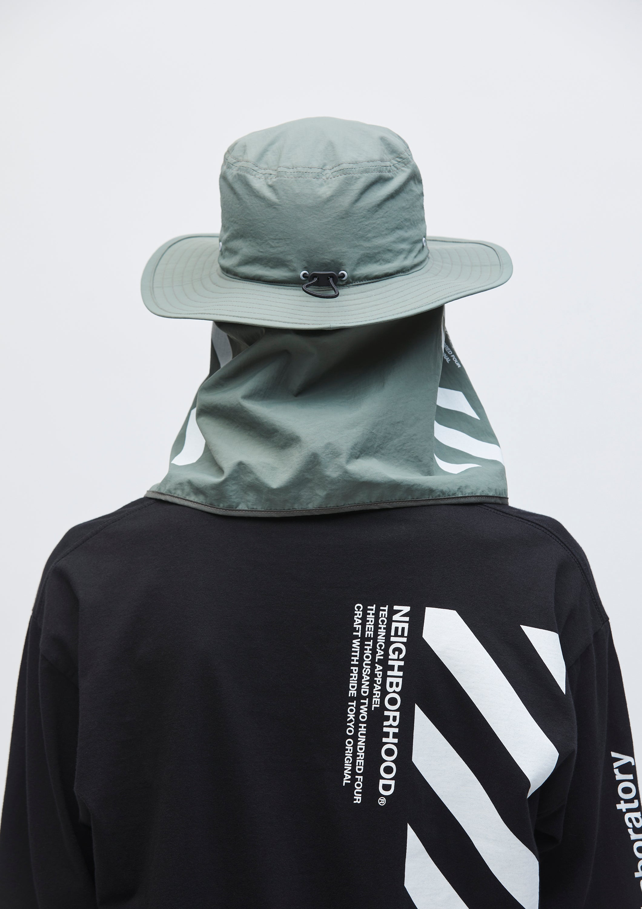 NEIGHBORHOOD｜ SRL . SUNGUARD HAT 黑