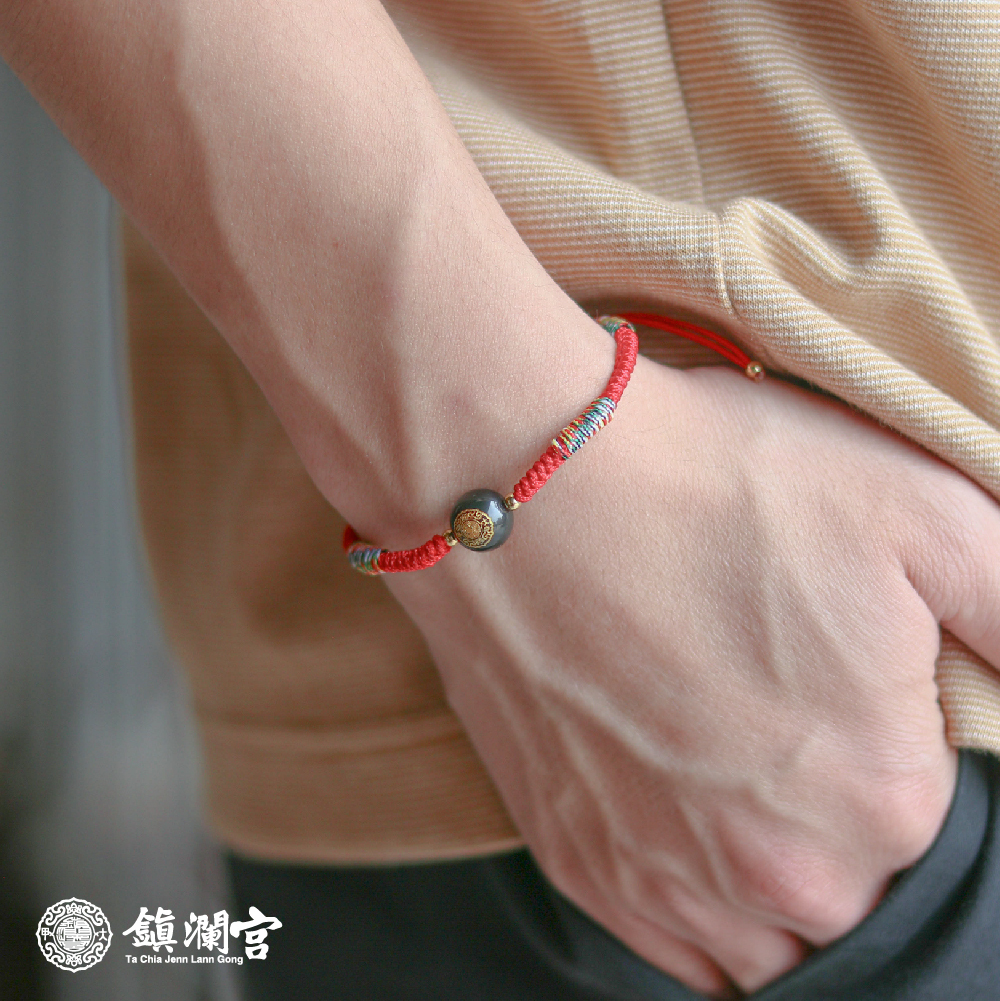 桃花姻緣紅 │五色守護平安繩│愛情│媽祖賜福【鎮瀾宮 x 天后 】