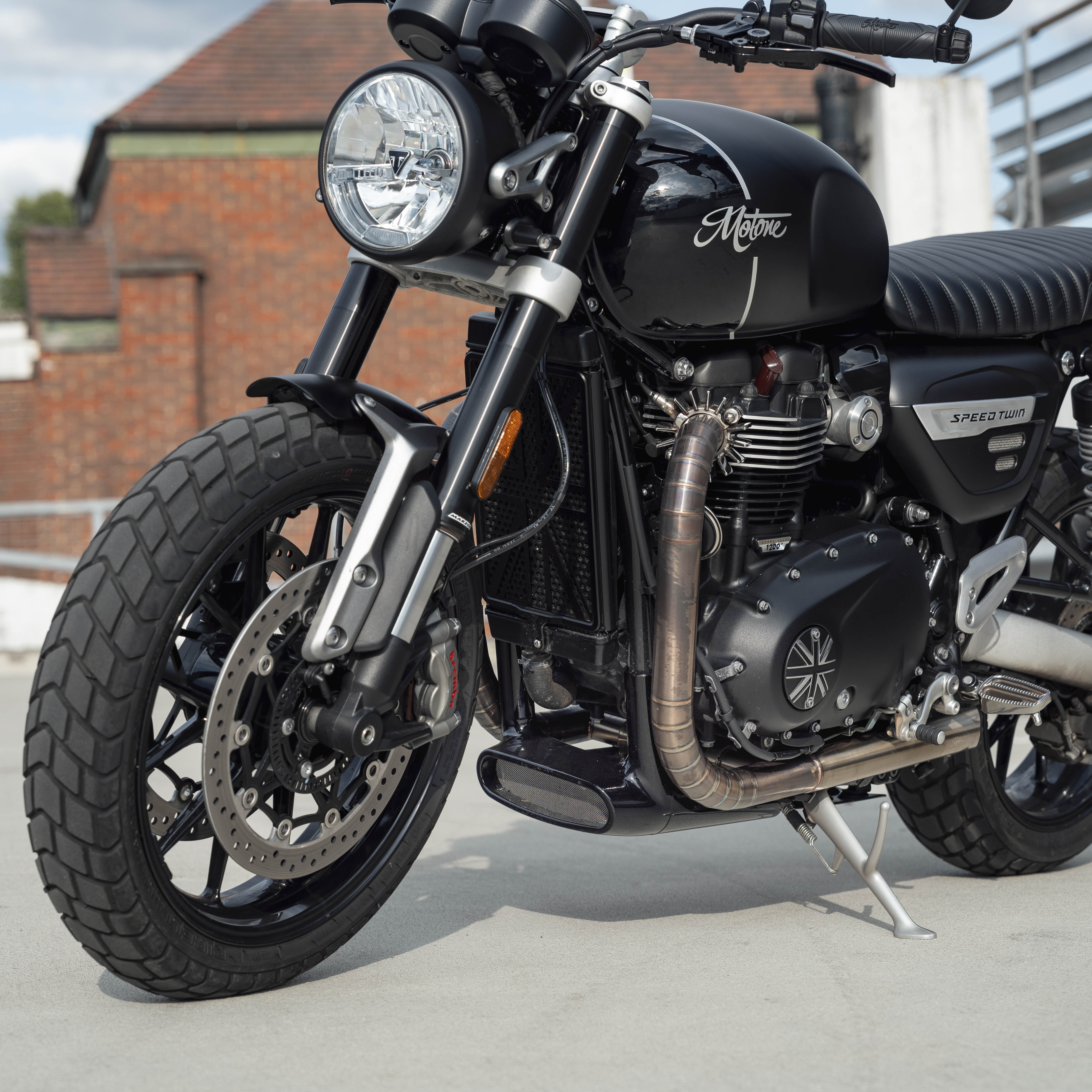 Motone 水冷凱旋專用 裝飾 進氣口 下擾流