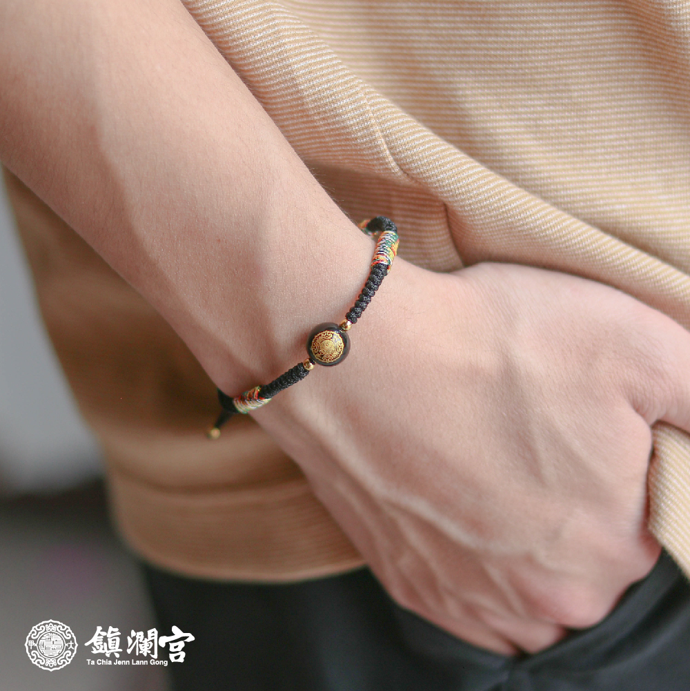 擋煞避邪黑│五色守護平安繩│擋煞│媽祖賜福【鎮瀾宮 x 天后 】