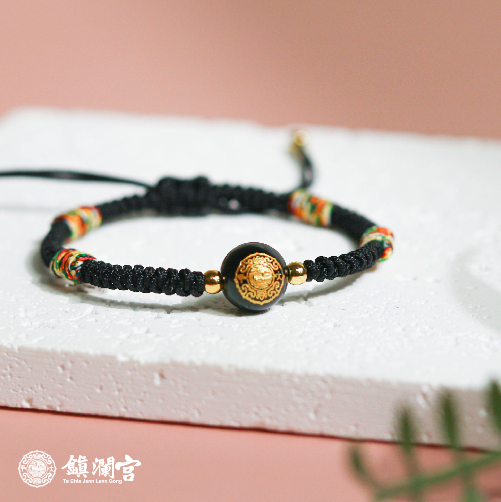 避邪寶寶黑│兒童款│五色守護平安手繩│避邪│化煞│媽祖賜福平安【鎮瀾宮 x 天后 】