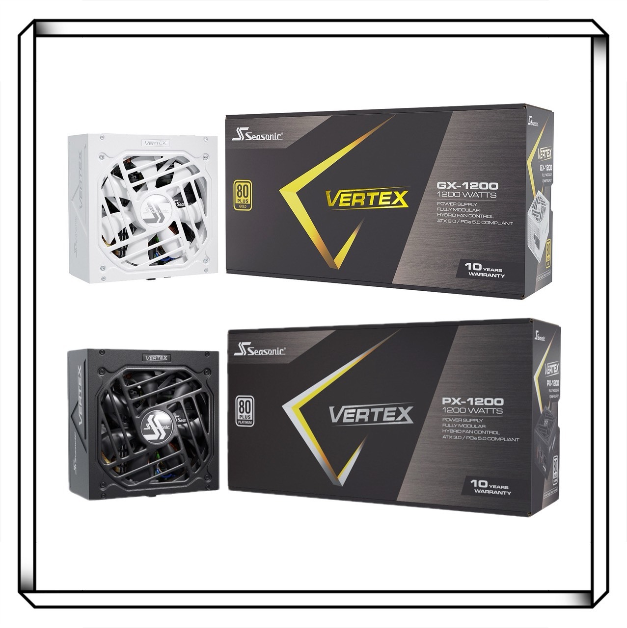 Seasonic 海韻 Vertex GX-1200 金牌 全模 ATX3.1 電源供應器