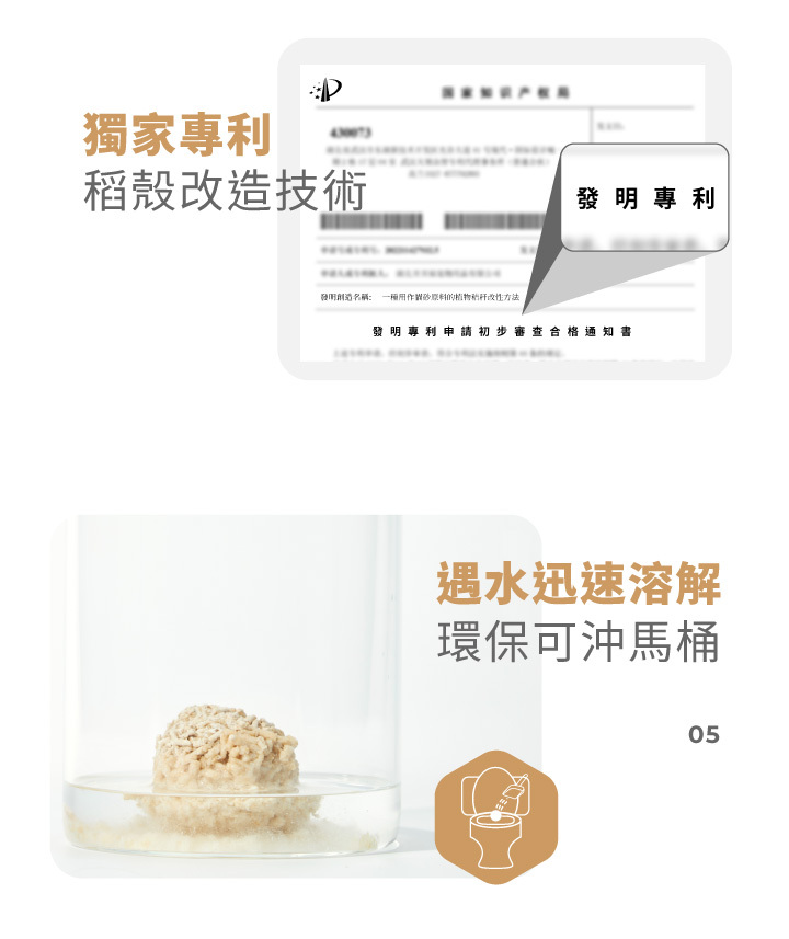 Login洛格貓砂 | 1.5mm強效除臭稻殼貓砂2.5kg*6包