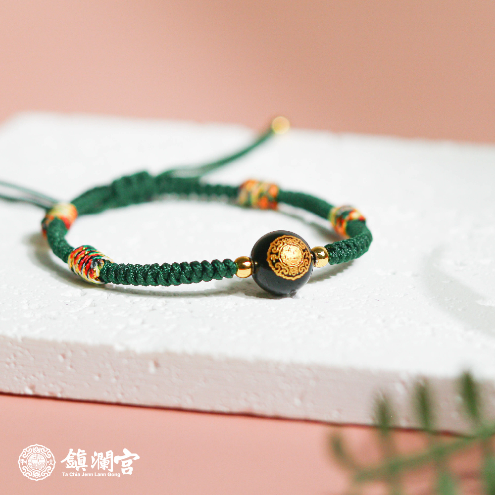健康寶寶綠│兒童款│五色守護平安手繩│健康│調節淨化│媽祖賜福平安【鎮瀾宮 x 天后 】
