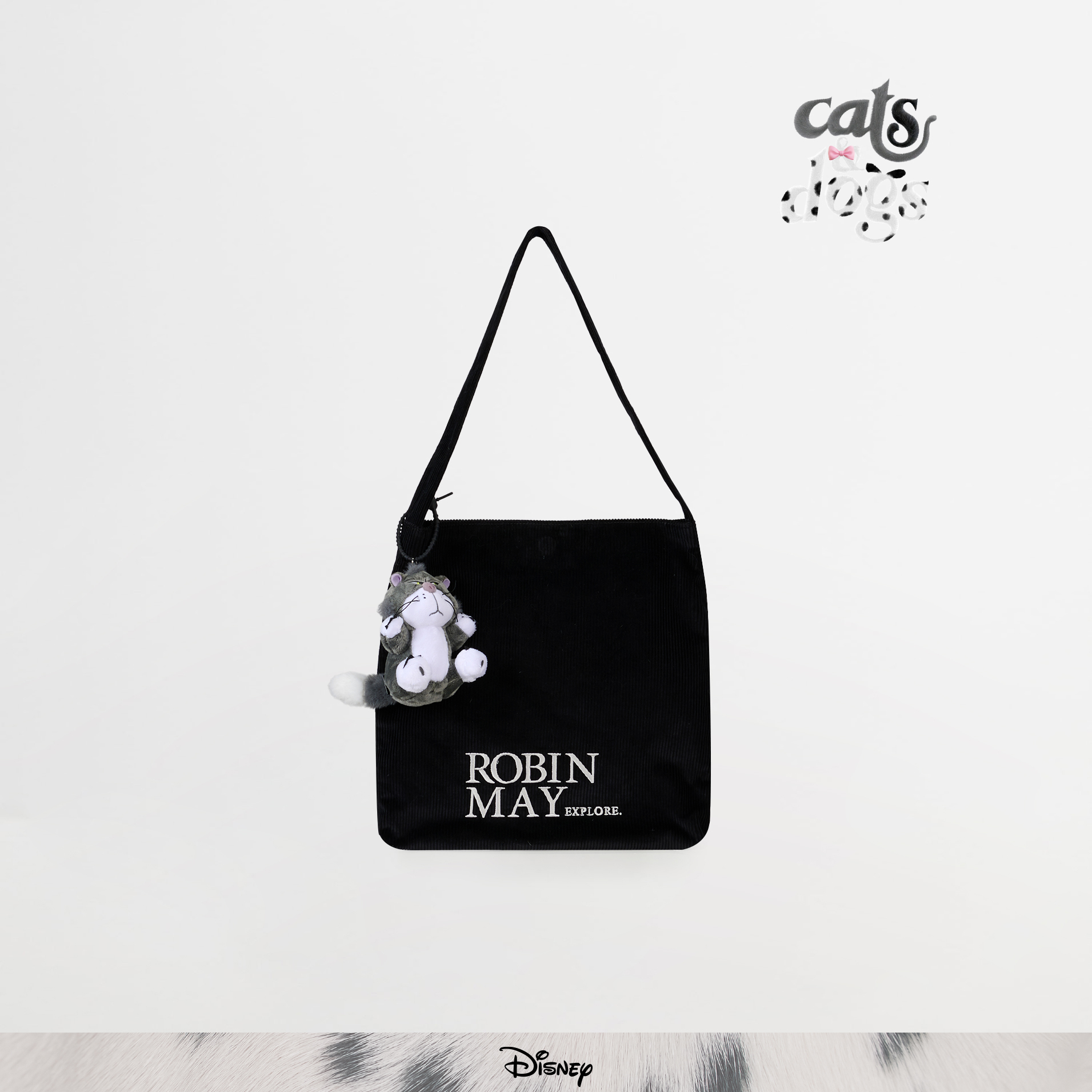 ★ROBINMAY Disney Cats & Dogs バスケットバック/送料込 雙子星雙層肩背包(迪士尼貓狗系列)｜ROBINMAY 官方網站(RM)