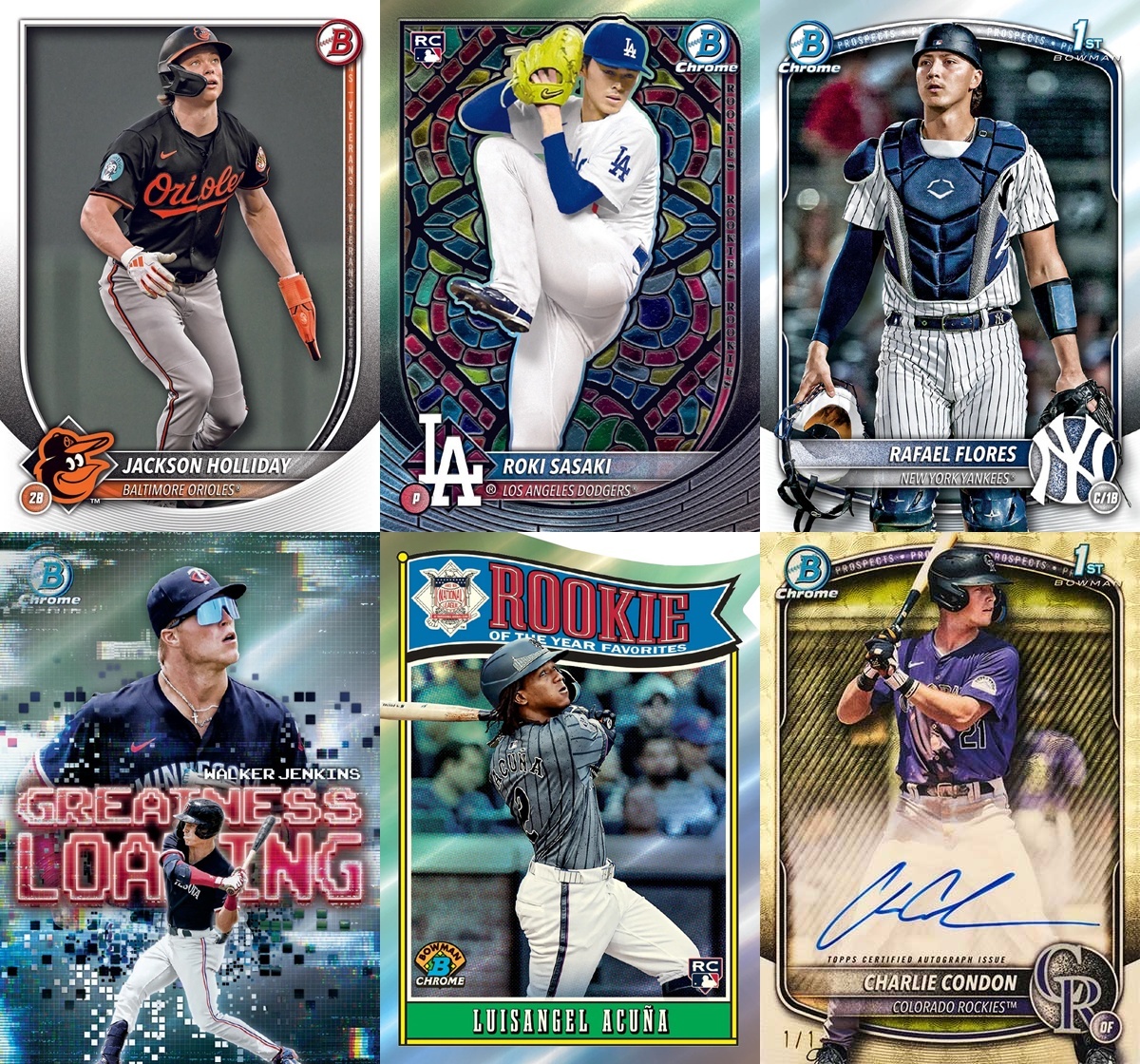Topps 2025 Bowman Baseball Mega Box 球員卡 卡盒