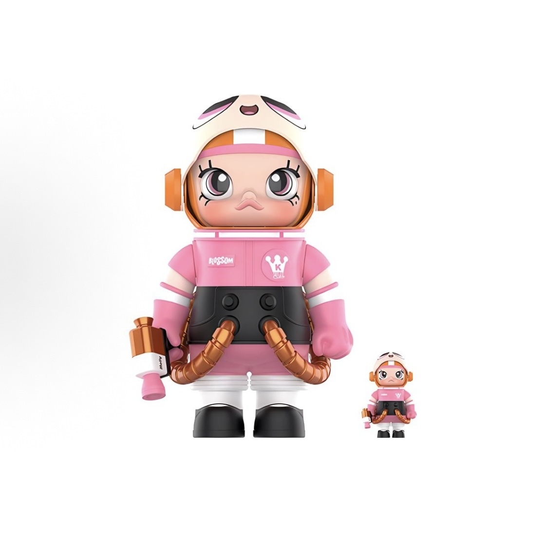 POP MART  MEGA SPACE MOLLY 泡泡瑪特 飛天小女警 花花 400+100%