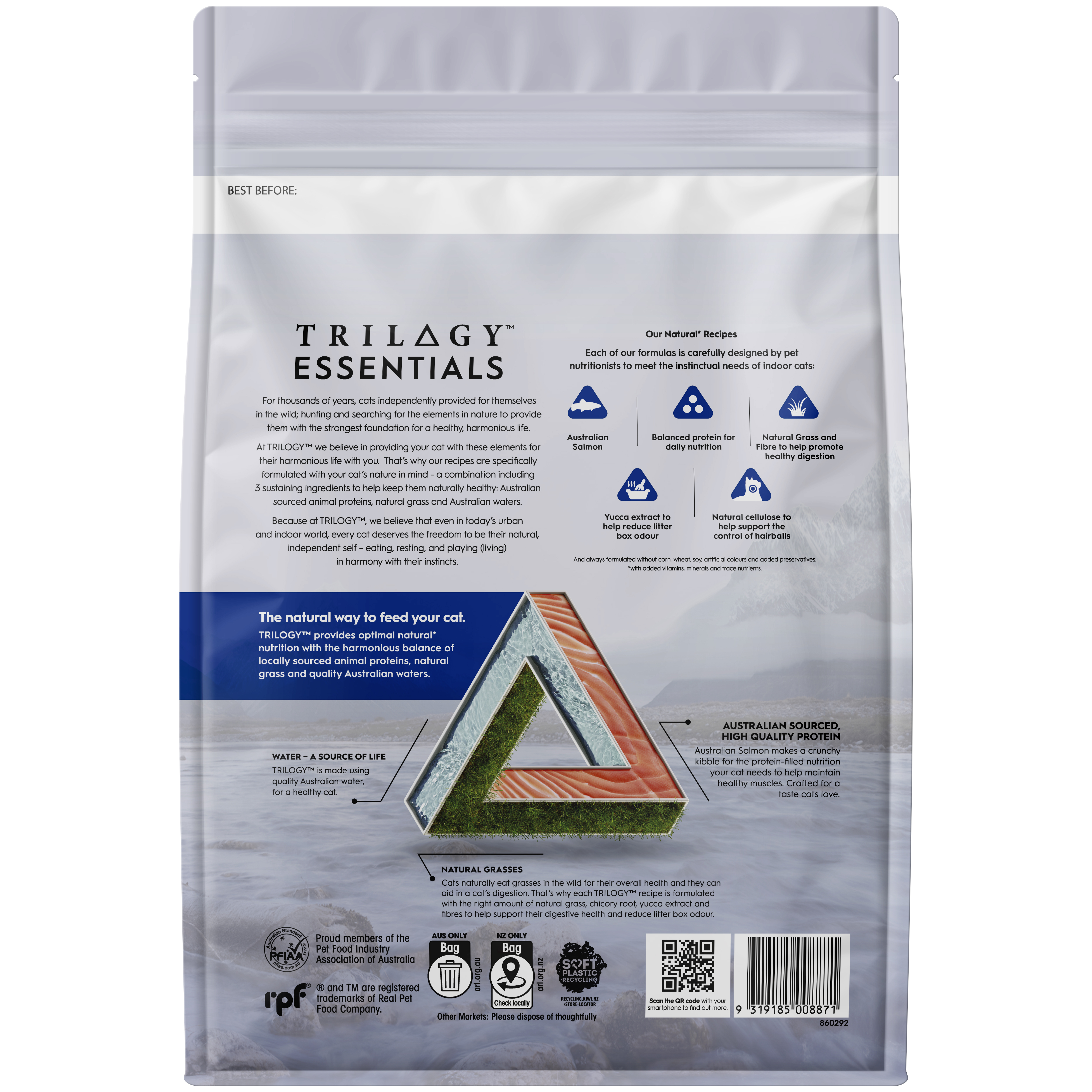 奇境 ESSENTIALS Complete Prey™ 成貓乾糧 澳洲三文魚 1.8kg