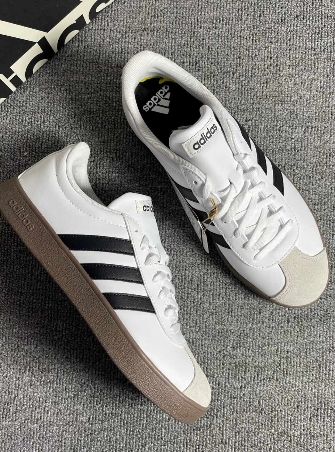 【OWN】Adidas Neo VL Court 休閒 球鞋 復古 德訓 麂皮 不分男女 白色 ID3711