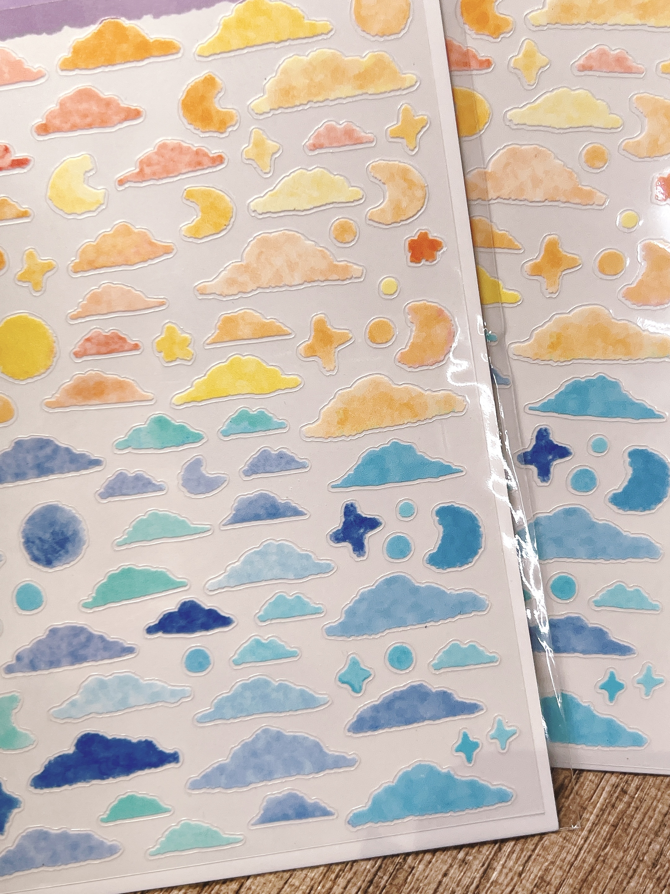 嗨賴 x LUMOS｜喵的 雲與月 割型防水貼紙