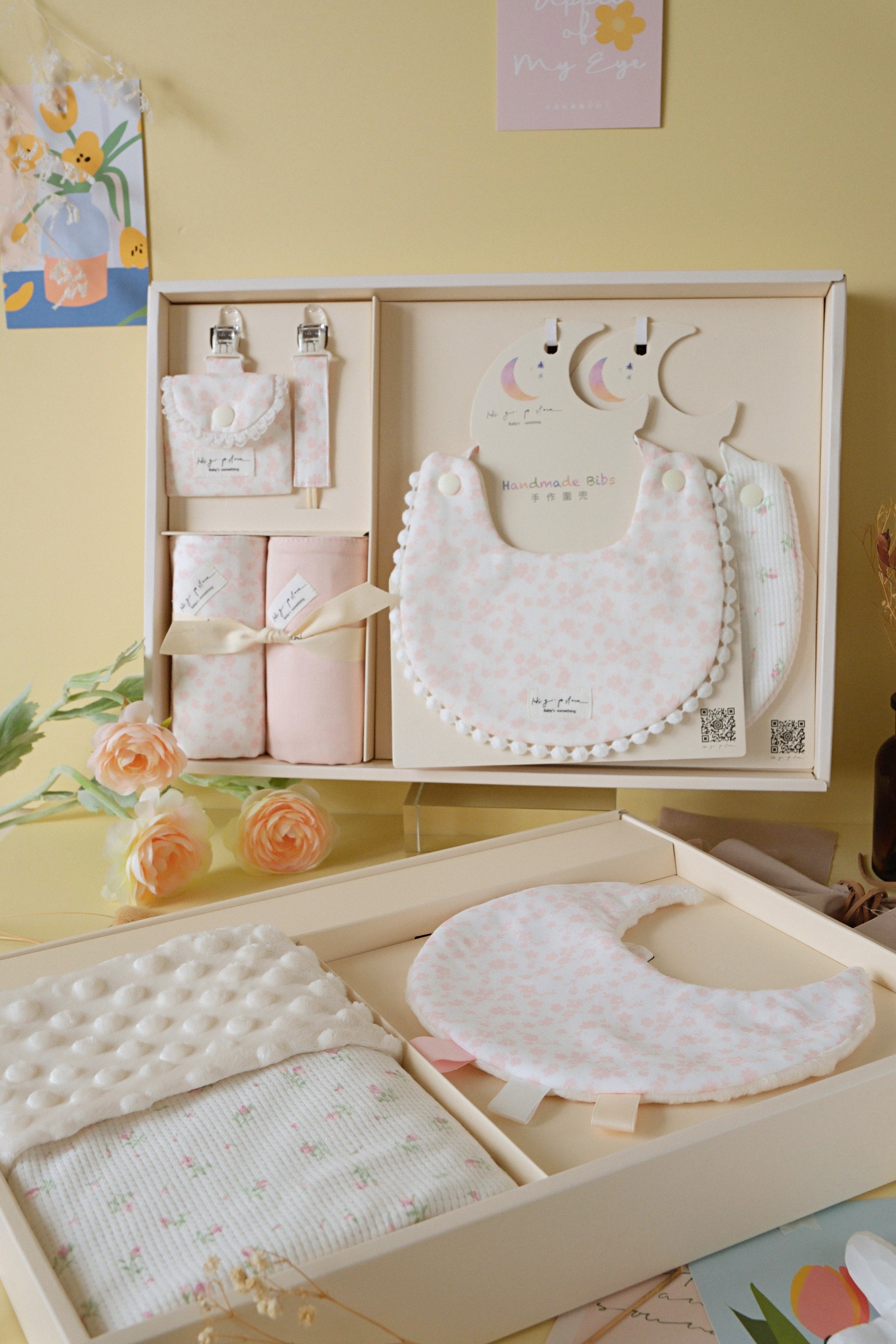 Hi Y.P store-彌月禮盒新生推薦組-獨家設計-霧粉霜語