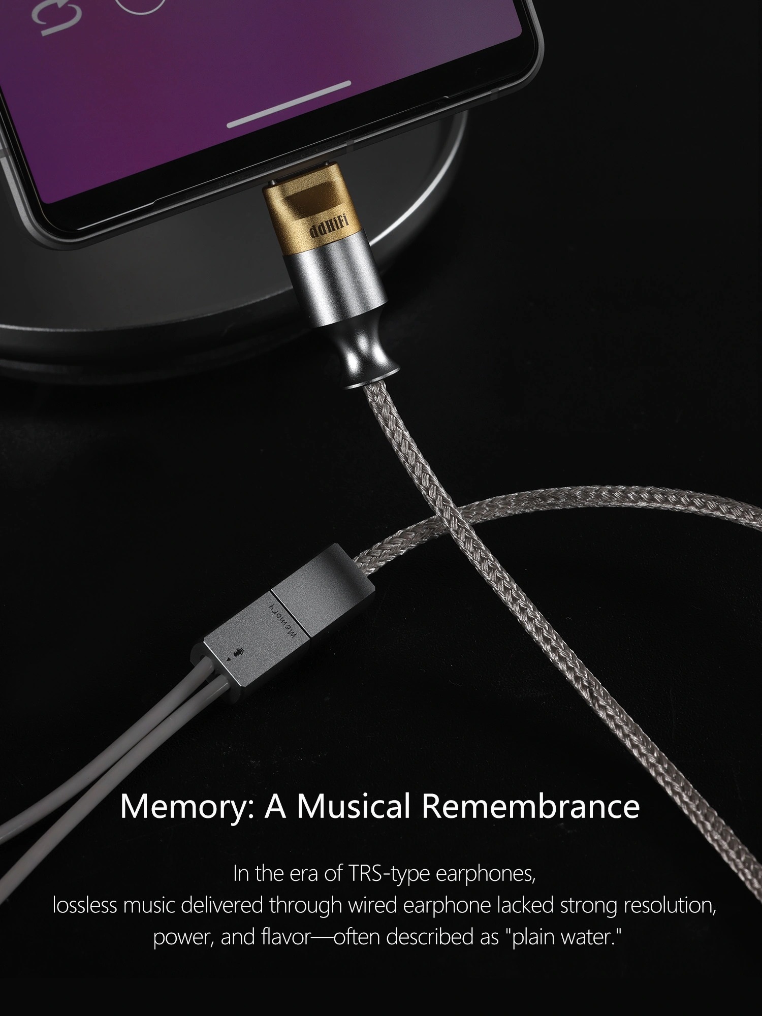 ddHiFi M110C USB-C Decoding Earphones Cable