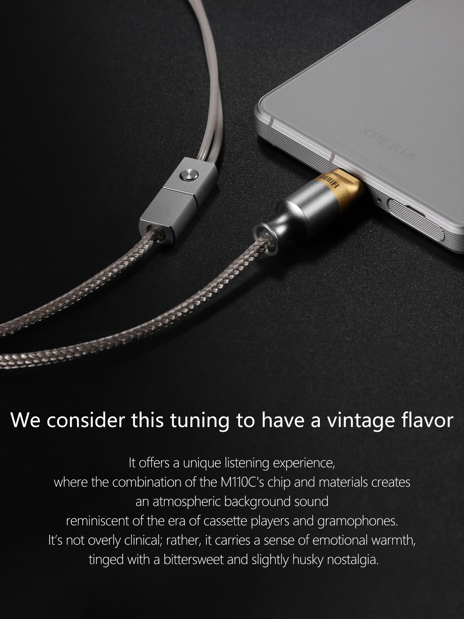 ddHiFi M110C USB-C Decoding Earphones Cable