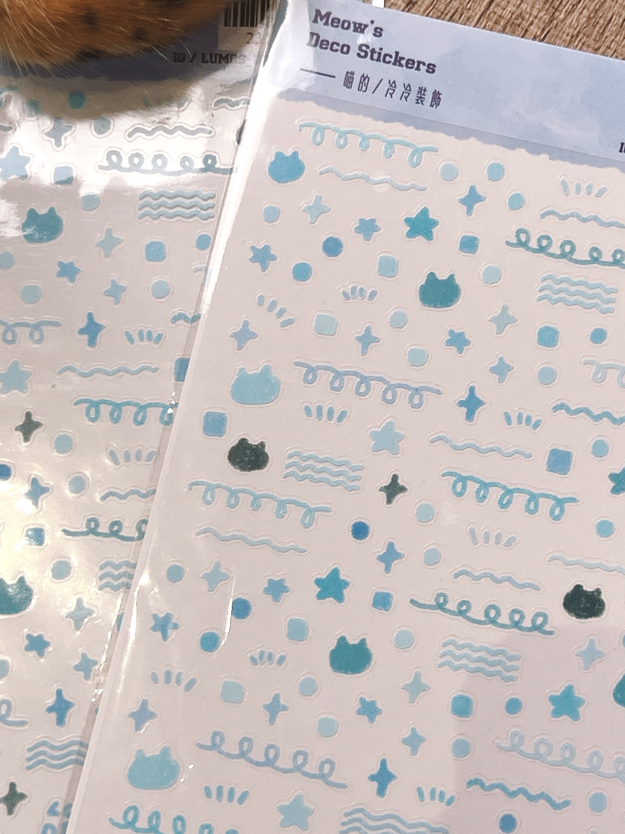 嗨賴 x LUMOS｜喵的 冷冷小裝飾 割型防水貼紙