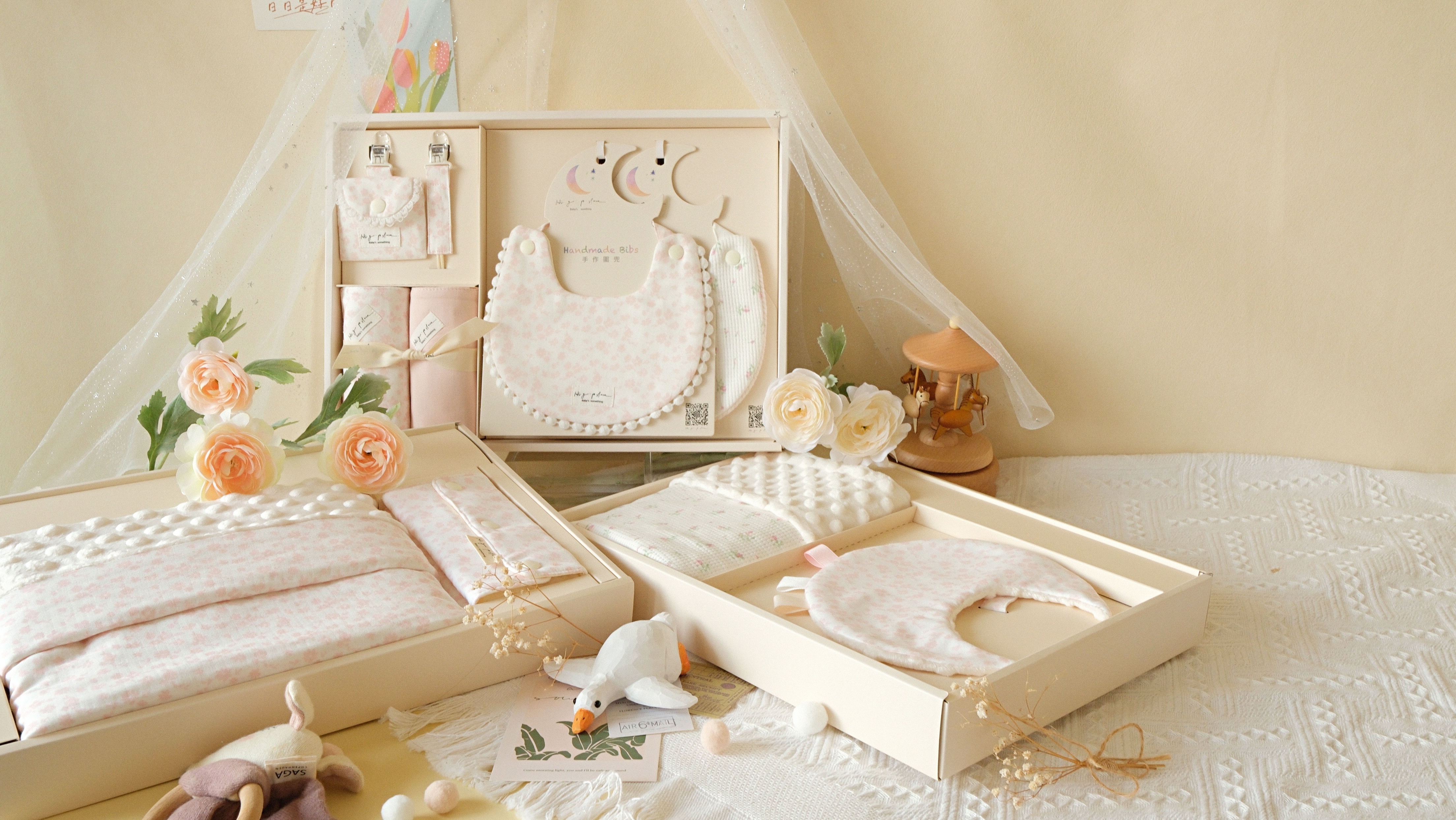 Hi Y.P store-彌月禮盒澎湃組-獨家設計-霧粉霜語