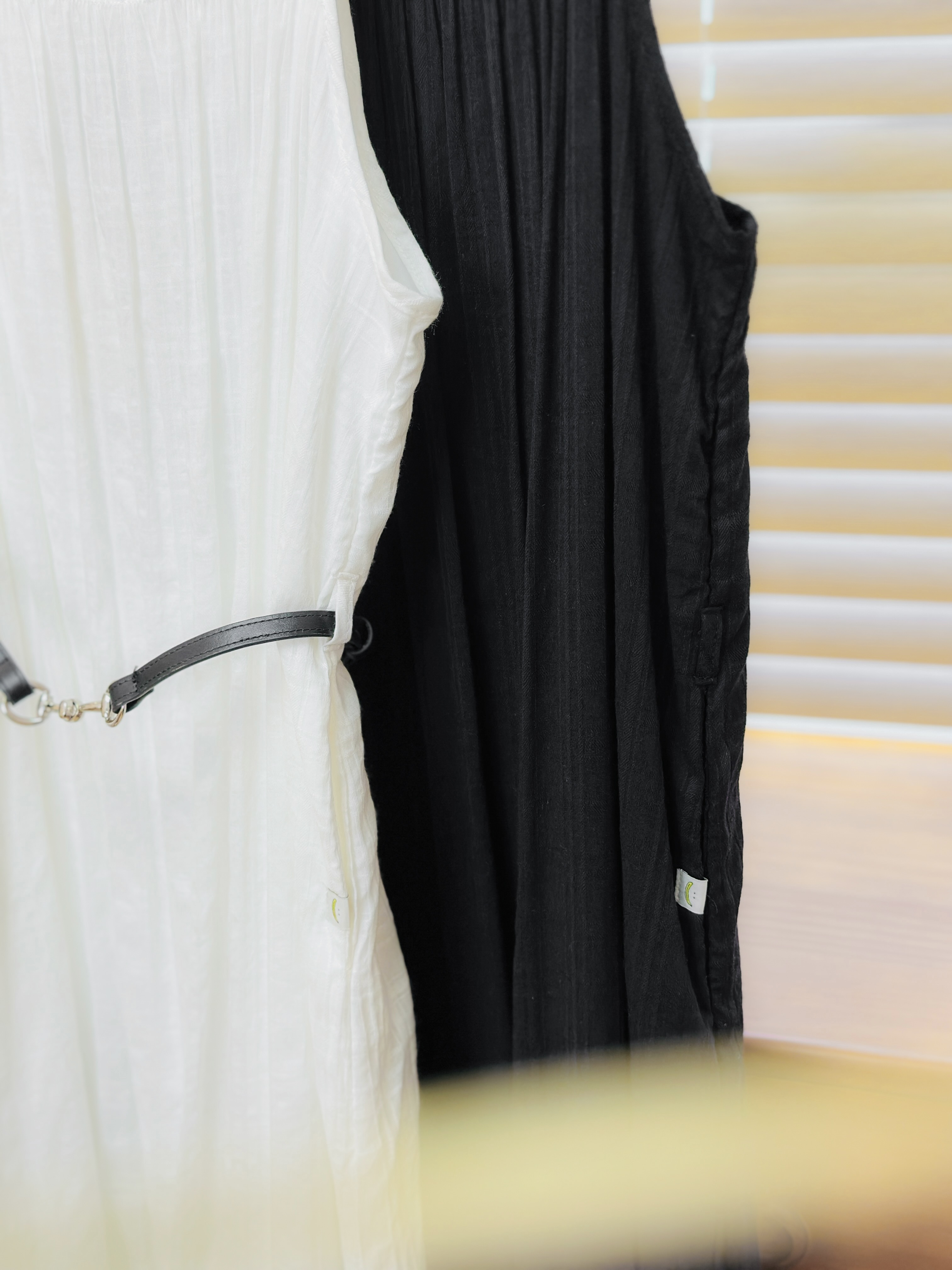 兩色 / 暗格紋木耳裙擺連身裙 / Plaid Lettuce Edge Dress