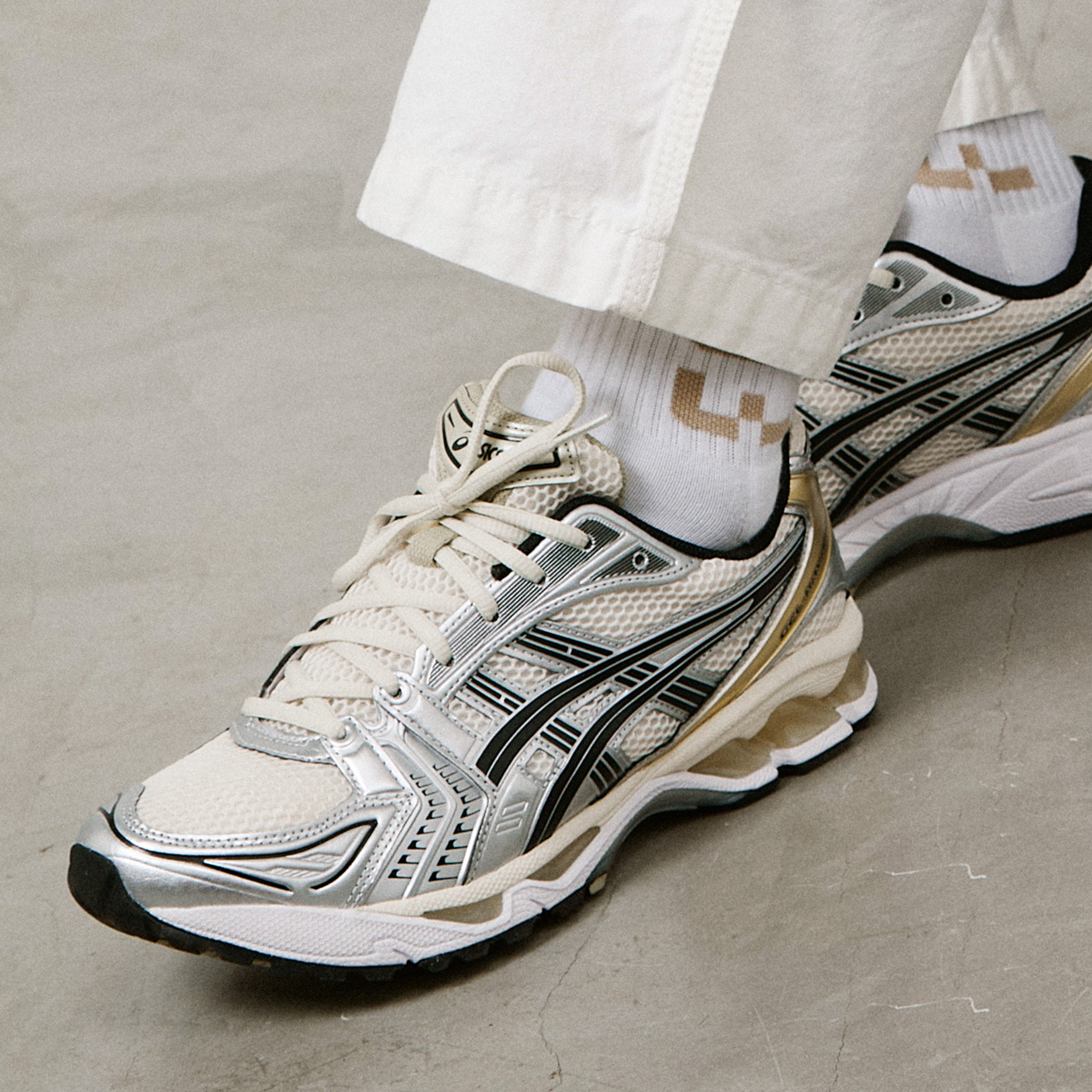 ASICS GEL KAYANO 14 奶油底 黑銀 黑金 金屬色 Y3K  JJJJOUND平替款 K14 男女同款 復古休閒鞋 1203A537-200