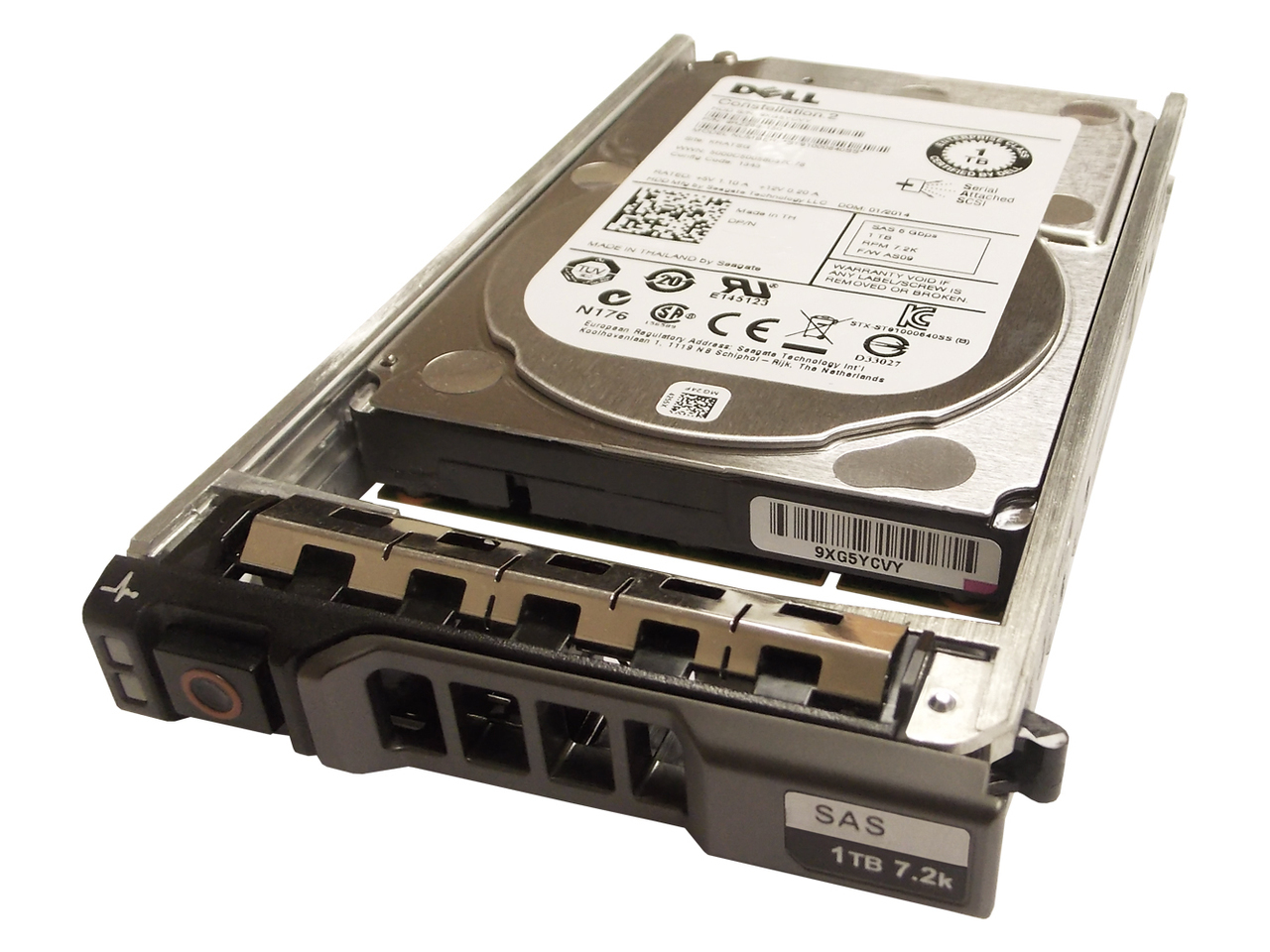 9W5WV0000000XIN2 DELL 2.5" 1TB 7.2K SAS 6GBPS HDD (翻新)